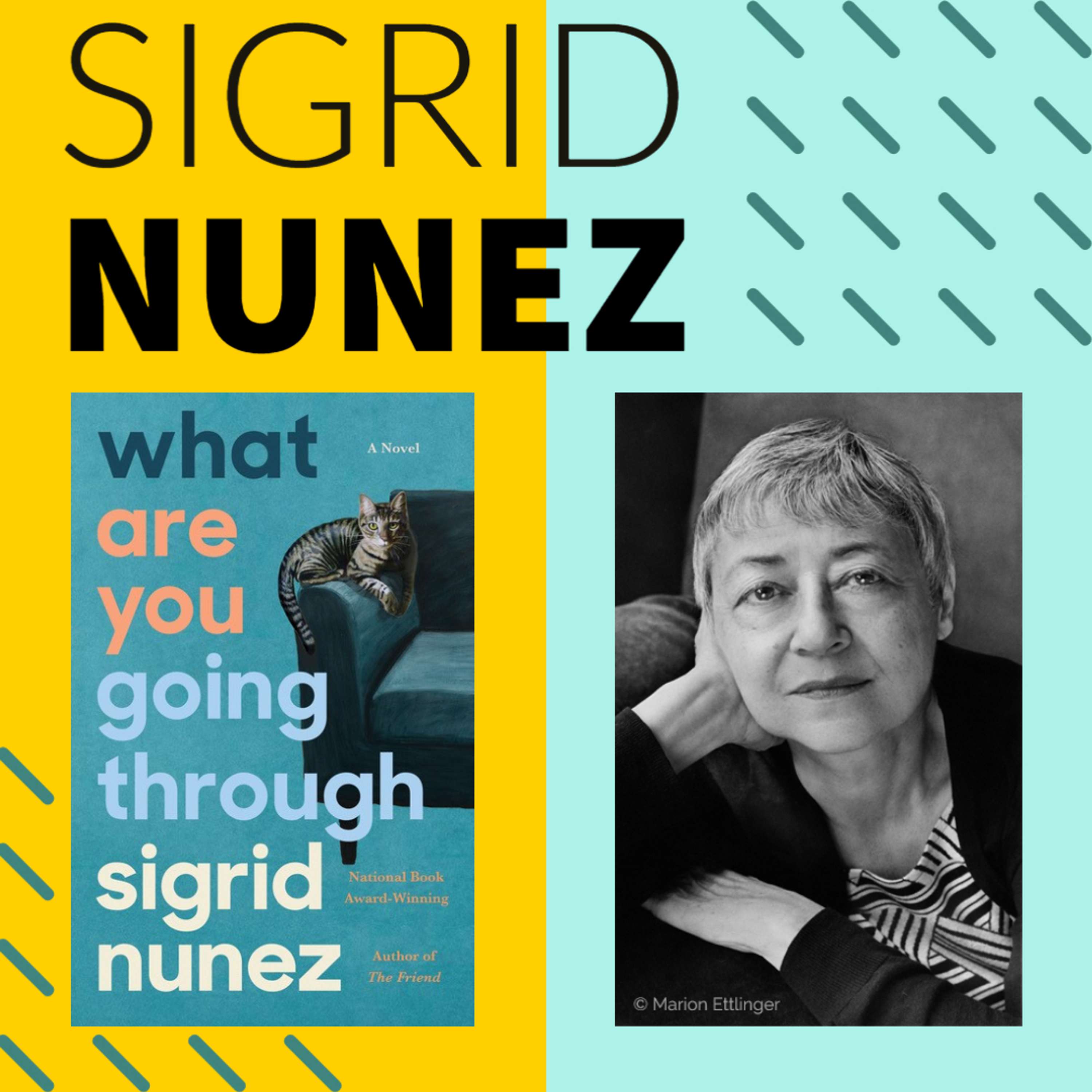 030 - Sigrid Nunez - Author - The Friend, What Are You Going Through - podcast episode cover