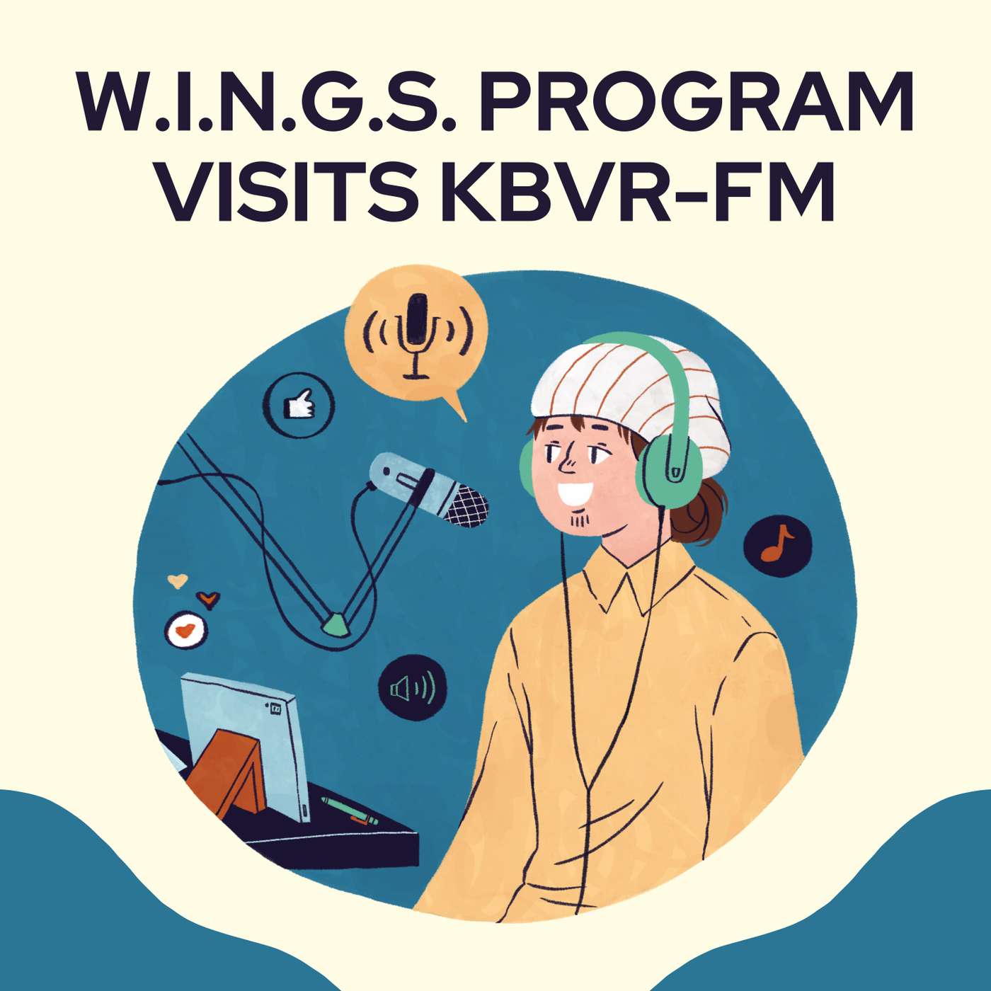 WINGS Program Visits KBVR-FM