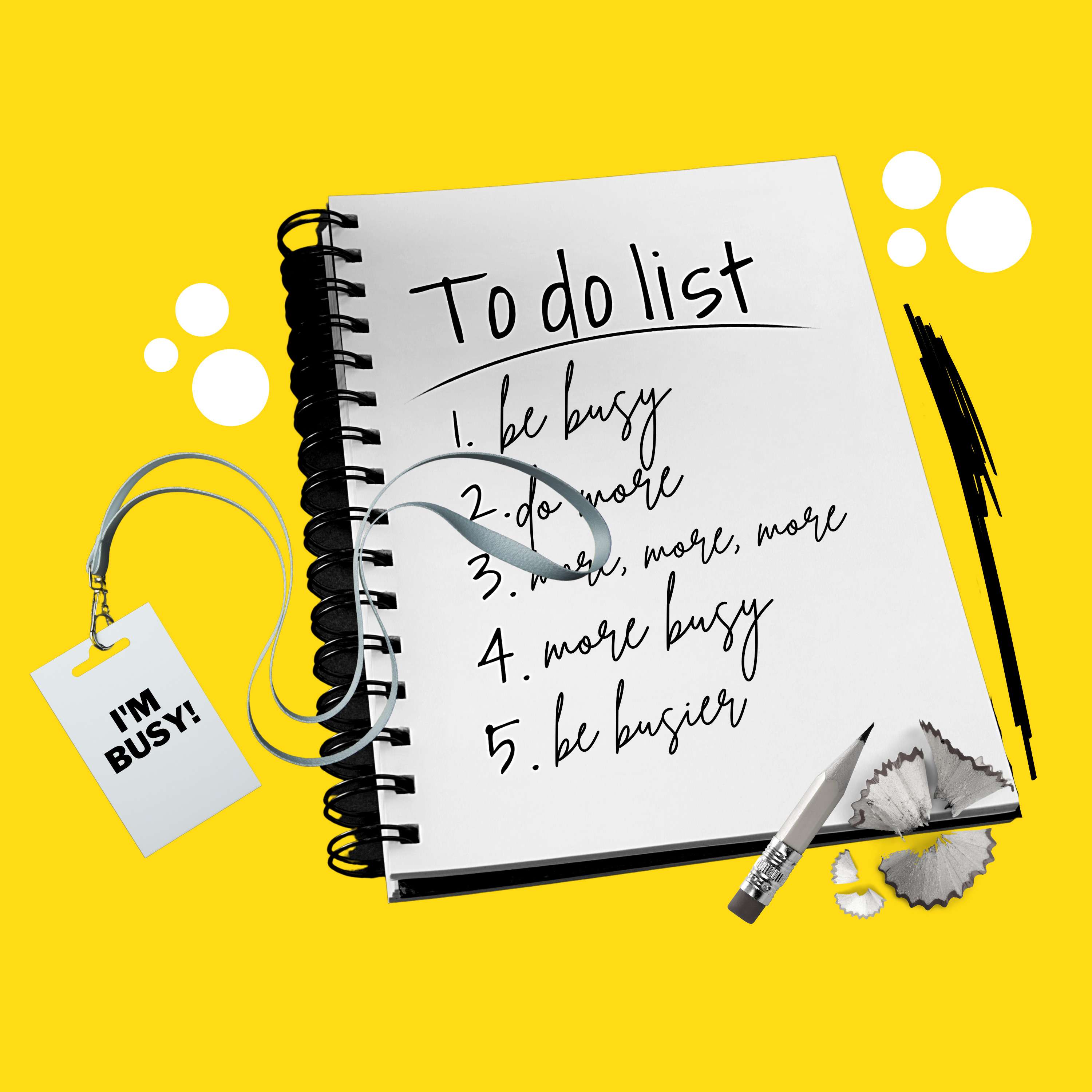 Breaking free from being busy