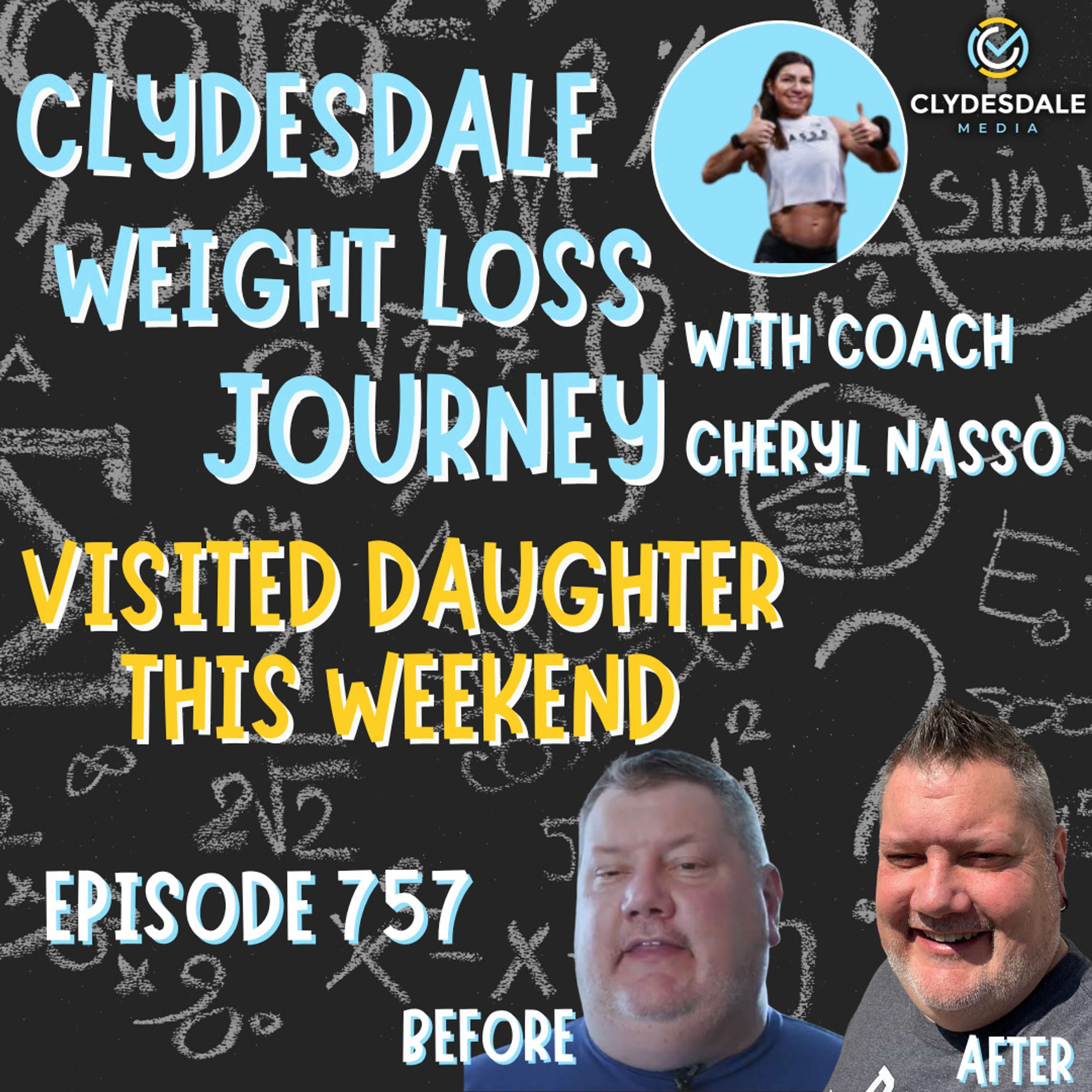Clydesdale Media Weight Loss Journey - Scott Visited his Daughter this Weekend
