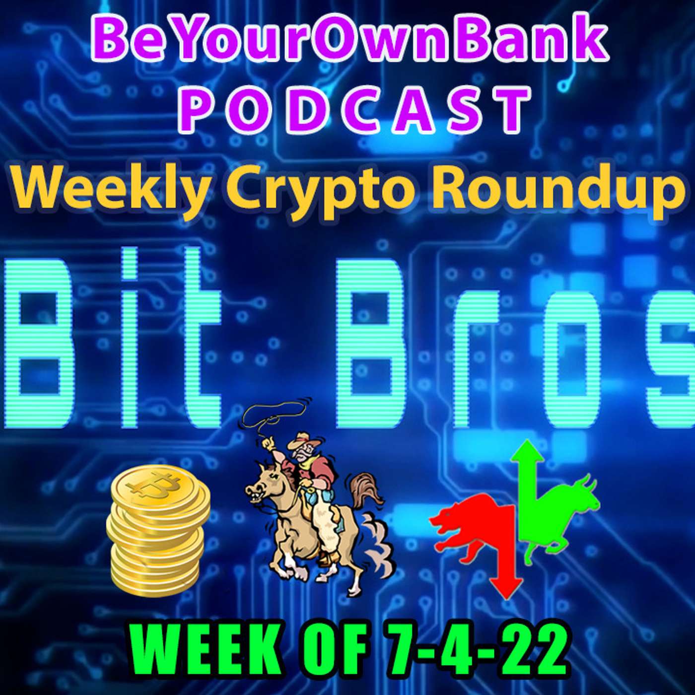 HOUSE OF CARDS | BeYourOwnBank Podcast | Weekly Crypto Roundup: 7-4-22 episode artwork