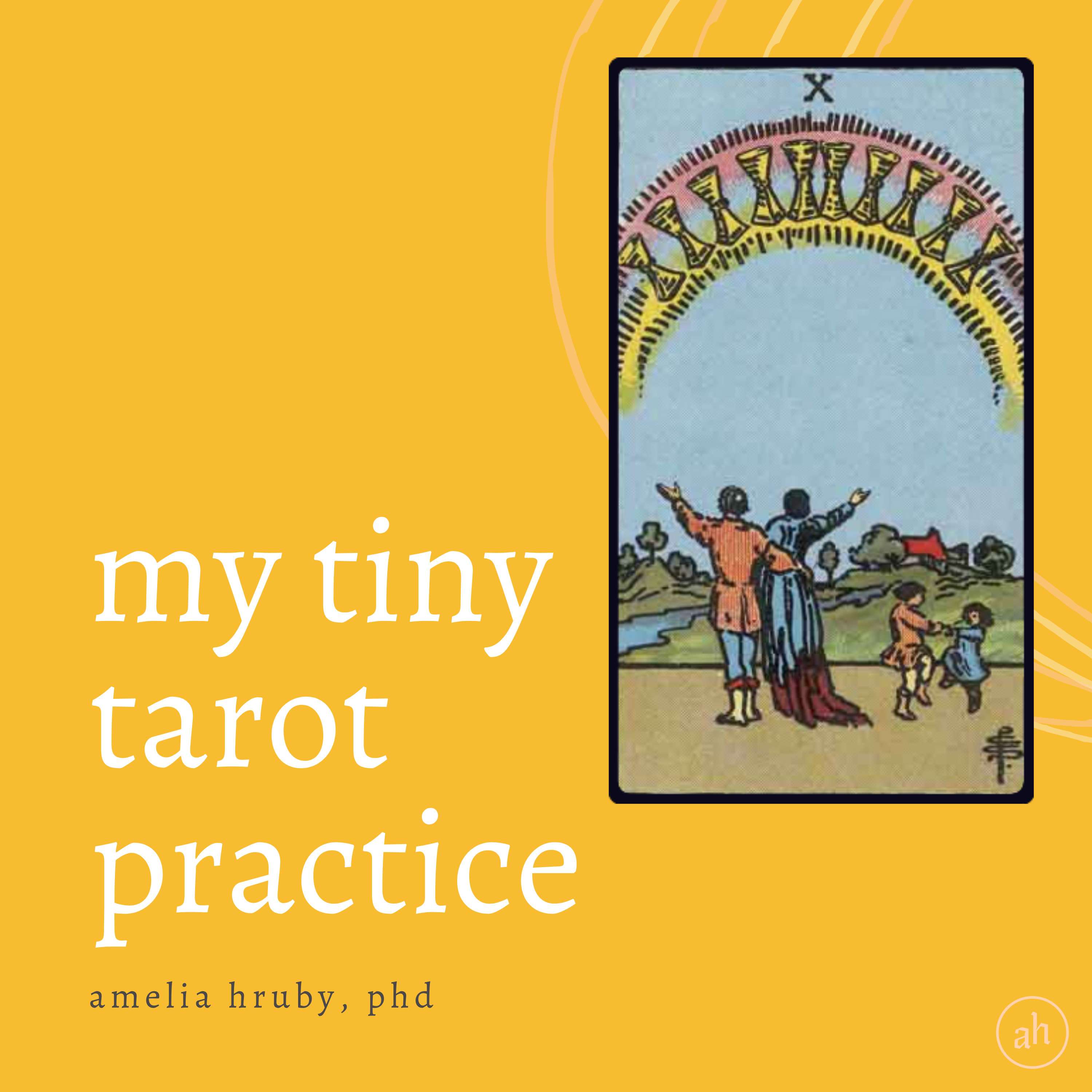 my tiny tarot practice