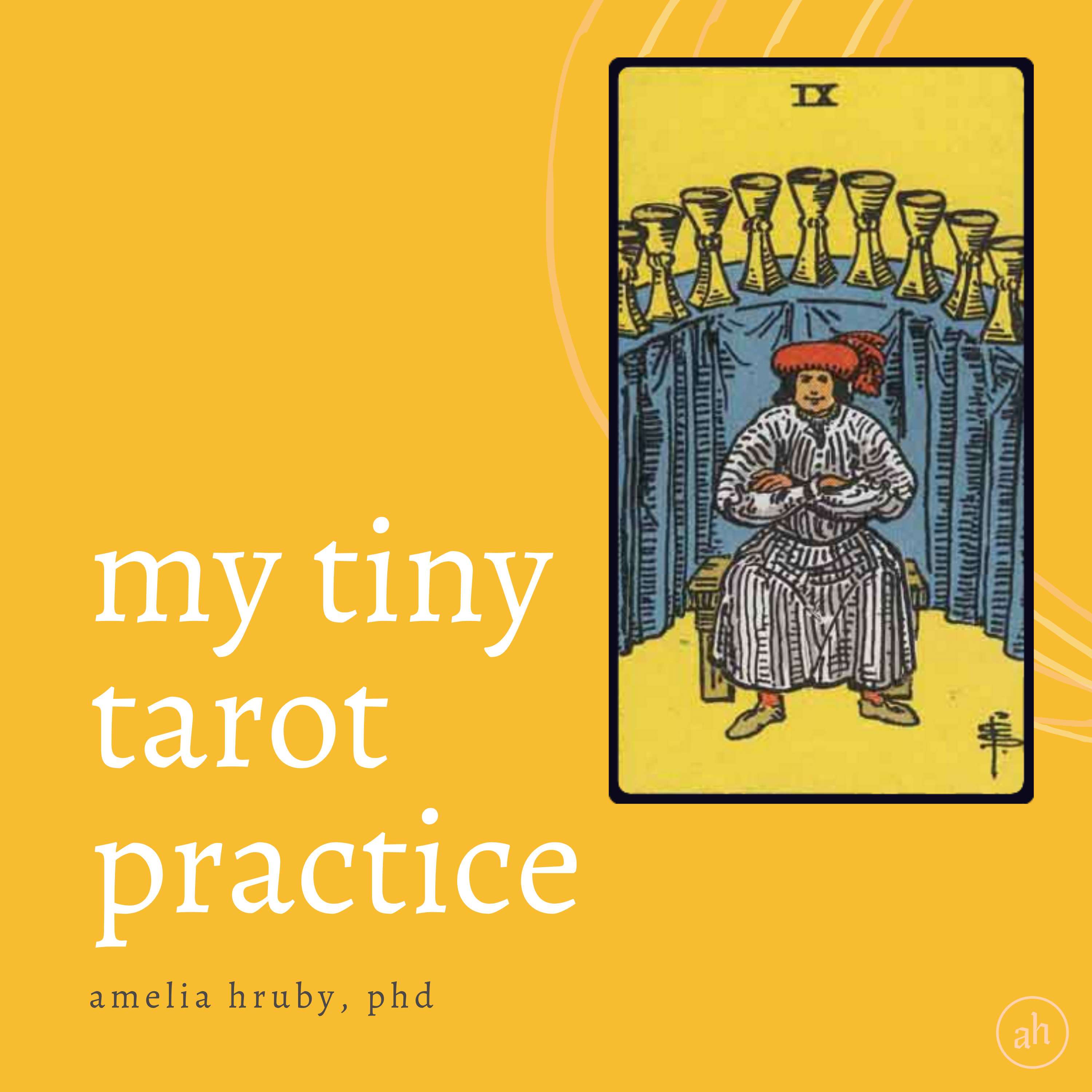 my tiny tarot practice