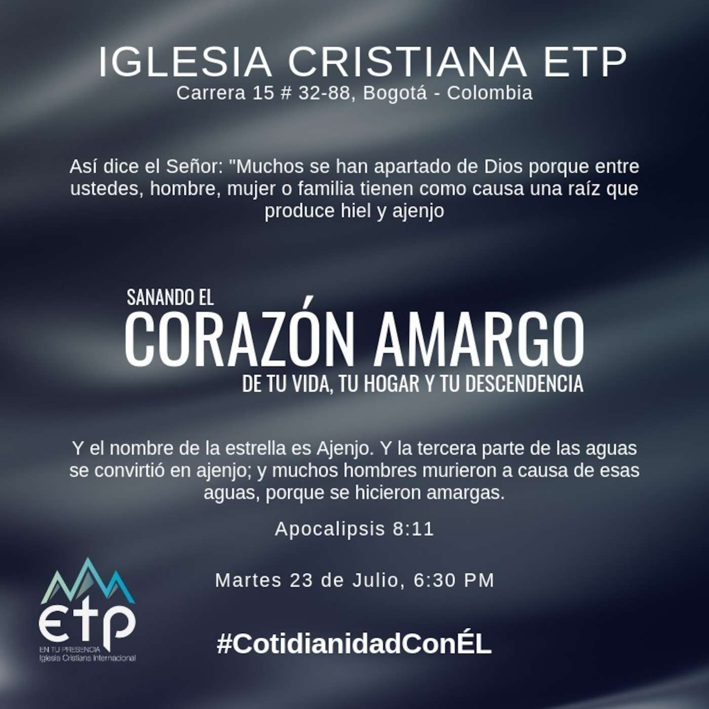 Charlas Iglesia ETP | Pastores Luis Salas y Jeannette Noguera, Iglesia ETP