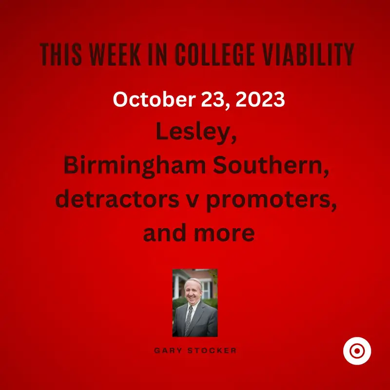 This Week In College Viability (TWICV) for October 23, 2023