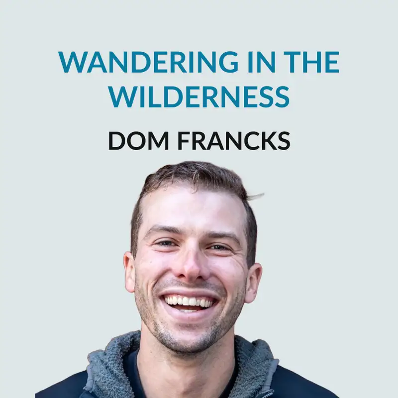 #167 Wandering in the Wilderness — Dom Francks on confronting fragility, his love of nature, the disconnect from nature, working as a software engineer, viewing yourself as a piece of poetry, how we're always embedded in nature and being guided by intuition