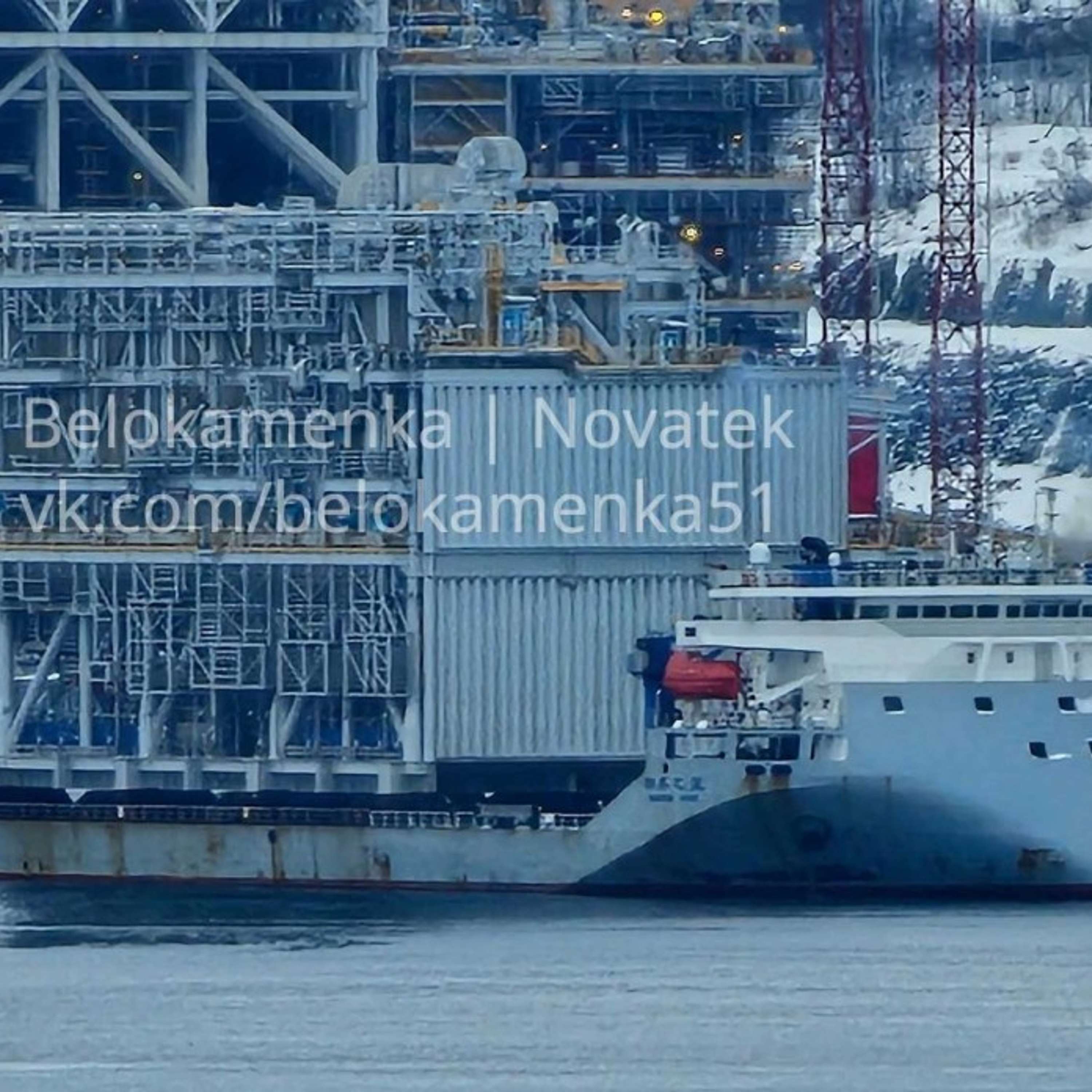 В Белокаменку пришел очередной китайский модуль для СПГ-завода