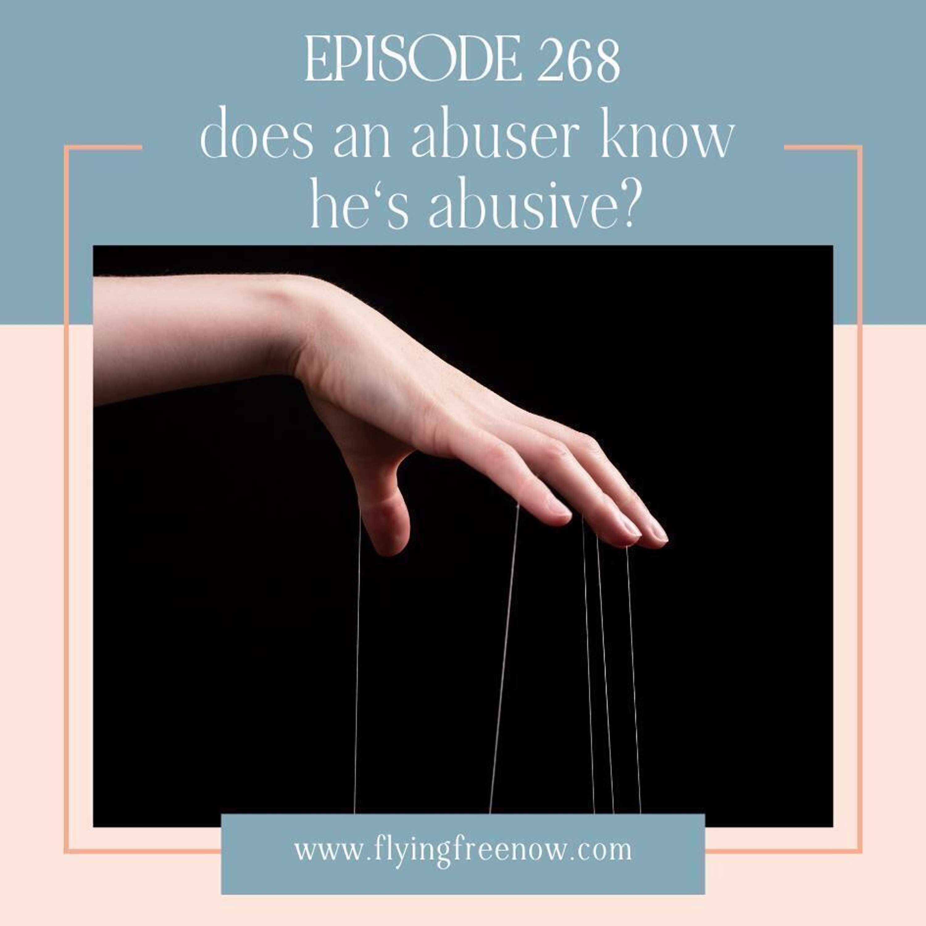Does an Abuser Know They are Abusive? [268]