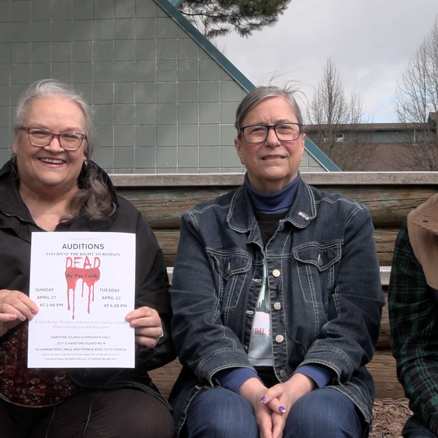 Harstine Island Theater Club Conversation with PJ Hopkins & Barb Hubbard