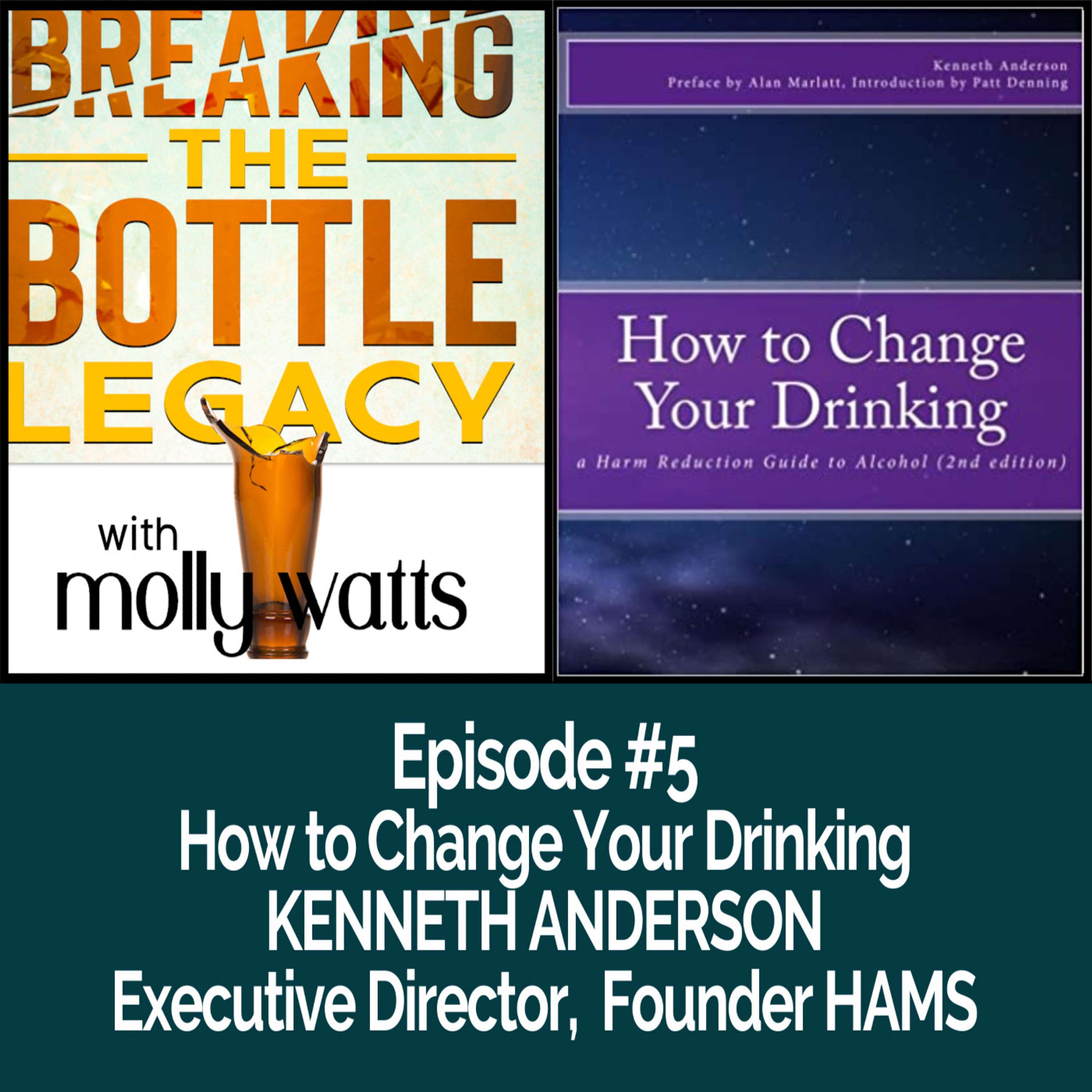 cover of episode How to Change Your Drinking with Kenneth Anderson, Executive Director  HAMS