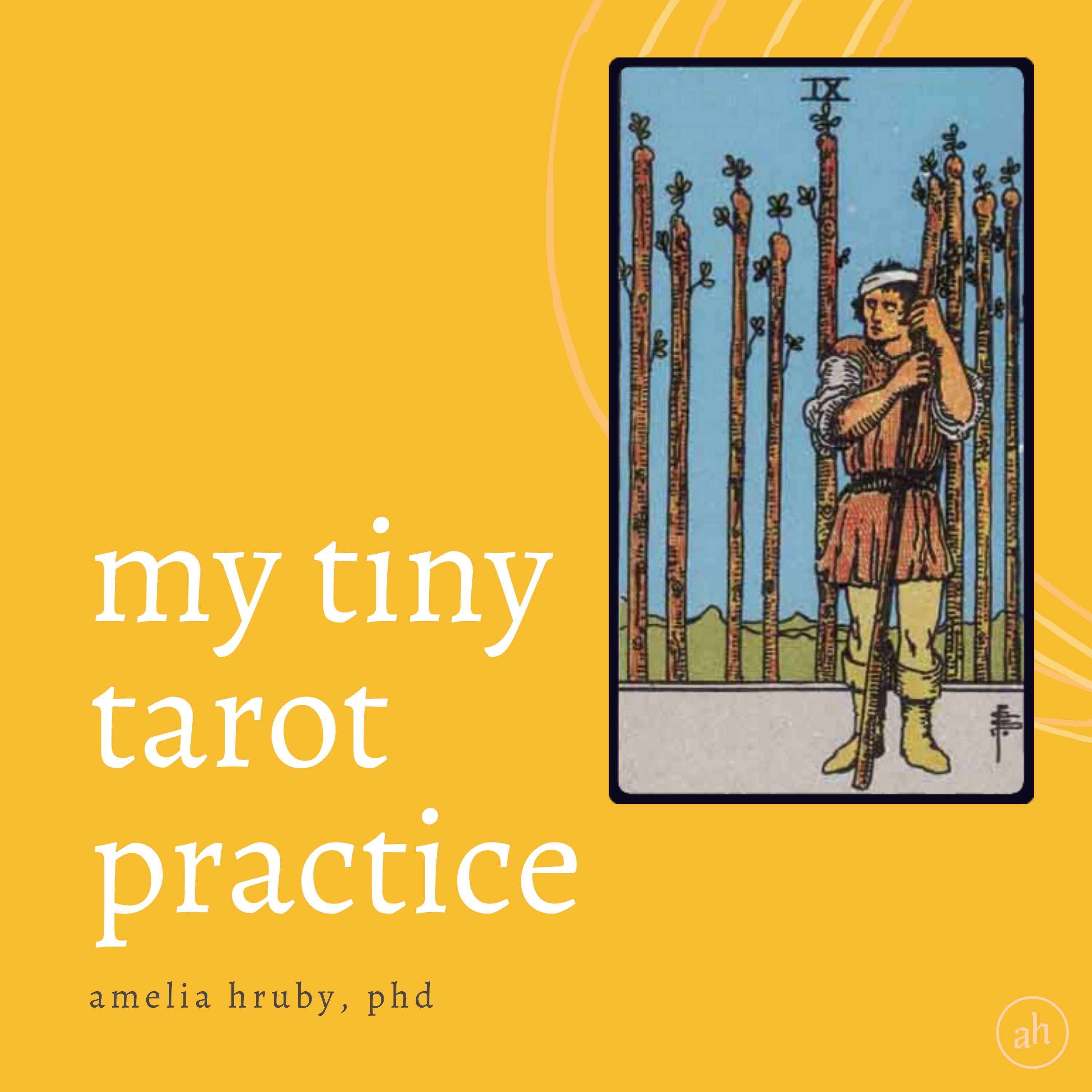 my tiny tarot practice