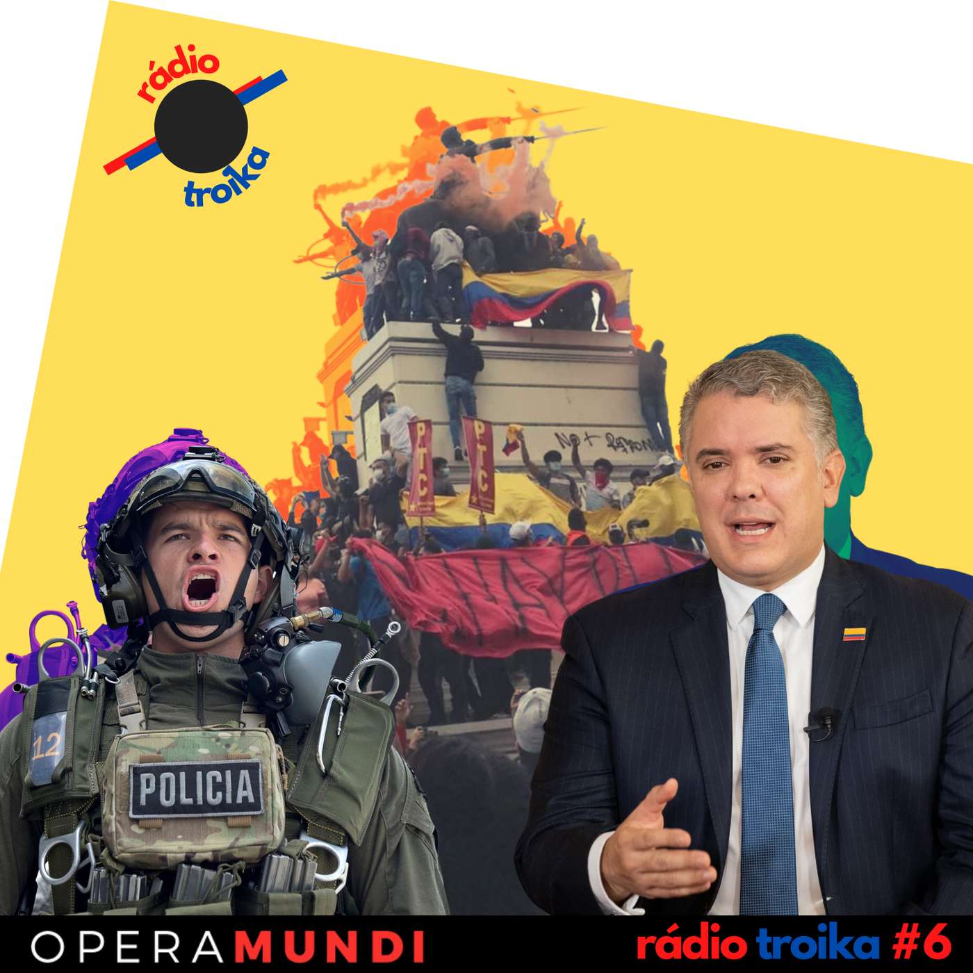 #6 - Fogo contra o povo: Duque militariza Colômbia para reprimir protestos episode artwork