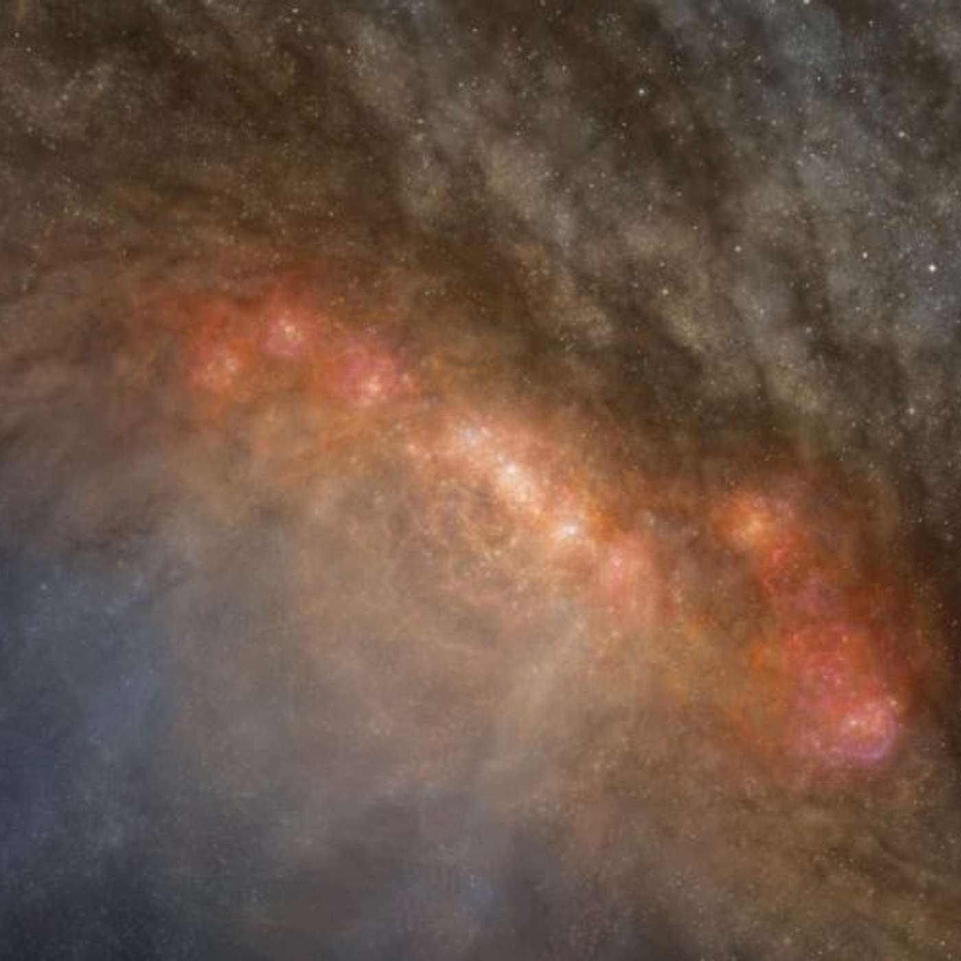 ALMA descubre los secretos químicos de una galaxia con brote estelar episode artwork