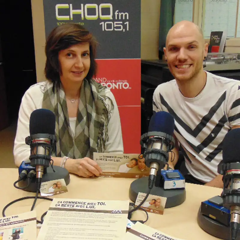 Eillen Sellam et Mario Shinse du Copa présentent la campagne de sensibilisation Ça commence avec toi, ça reste avec lui, en vue de mettre fin à la violence faite aux femmes.