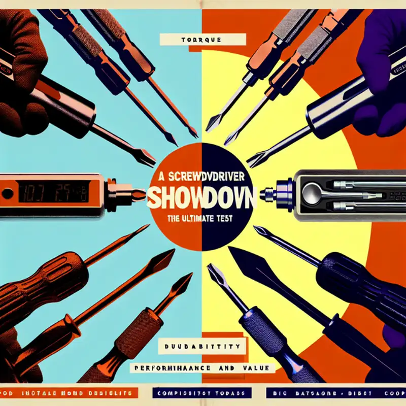 Screwdriver Showdown The Ultimate Test of Performance and Value