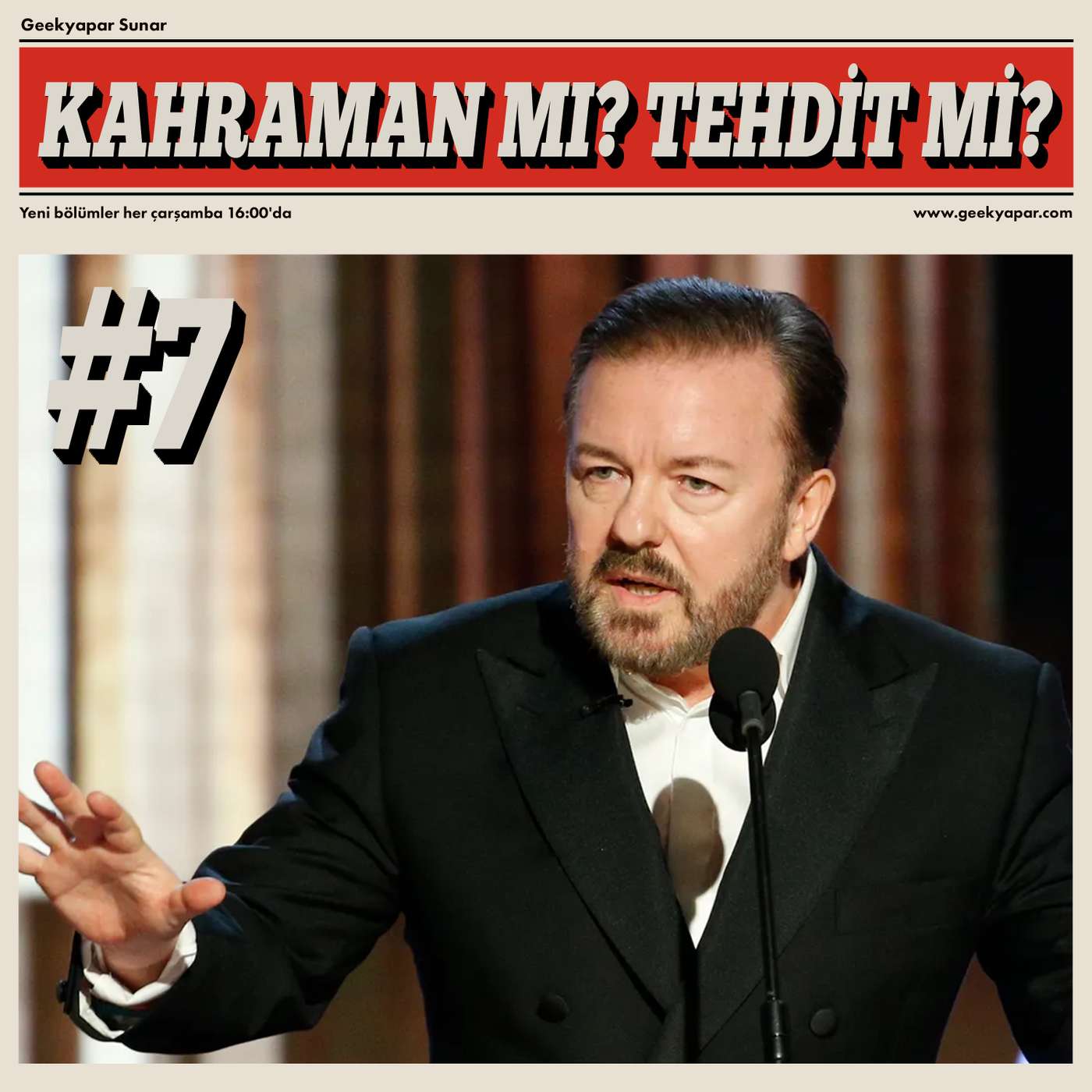 #7 Ricky Gervais, Ofansif Mizah, Flört Uygulamaları ve Yapay Zekâ