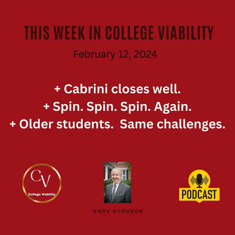 This Week In College Viability (TWICV) for February 12, 2024 