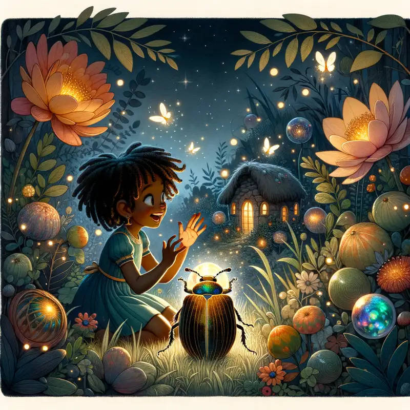 La quête scintillante du scarabée