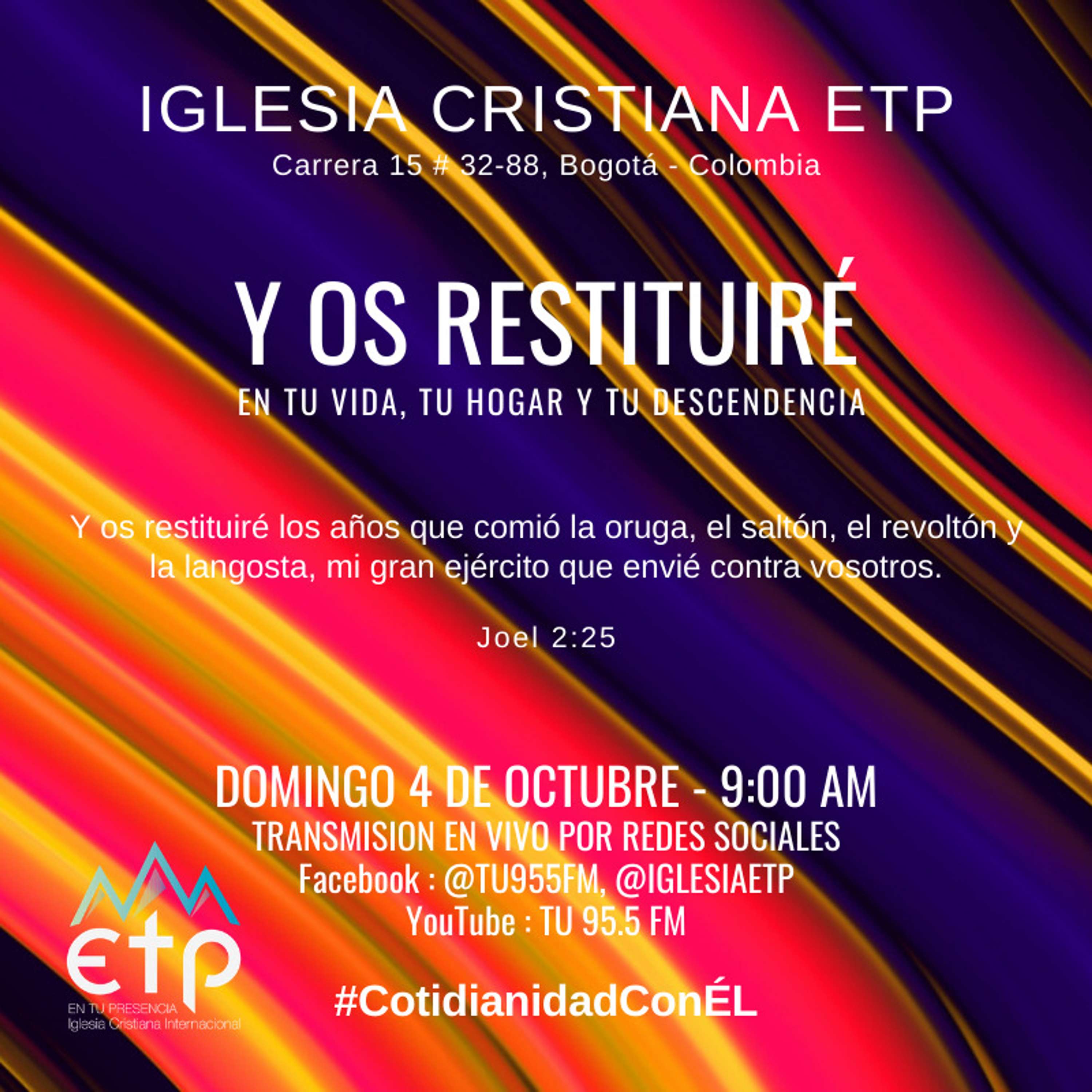 Os Restituiré; a Tu Vida, Tu Hogar y Tu Descendencia
