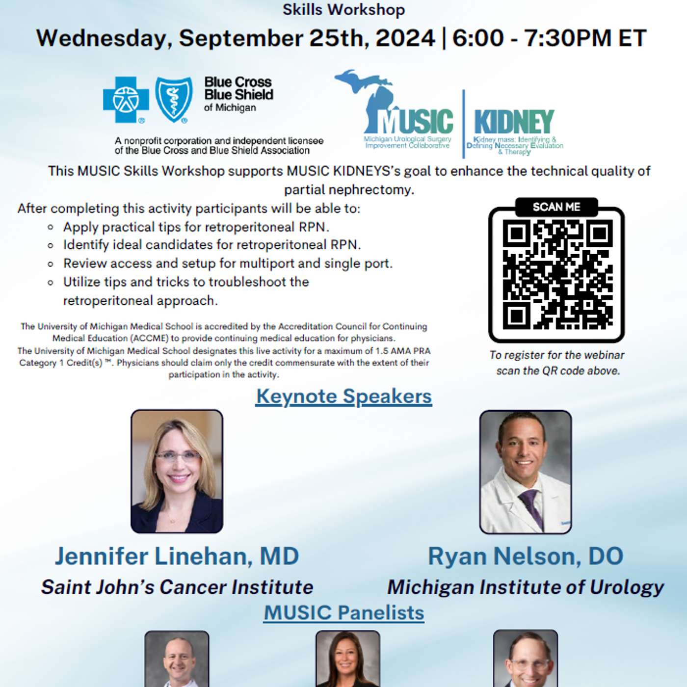 MUSIC Urology Skills Workshop Webinars