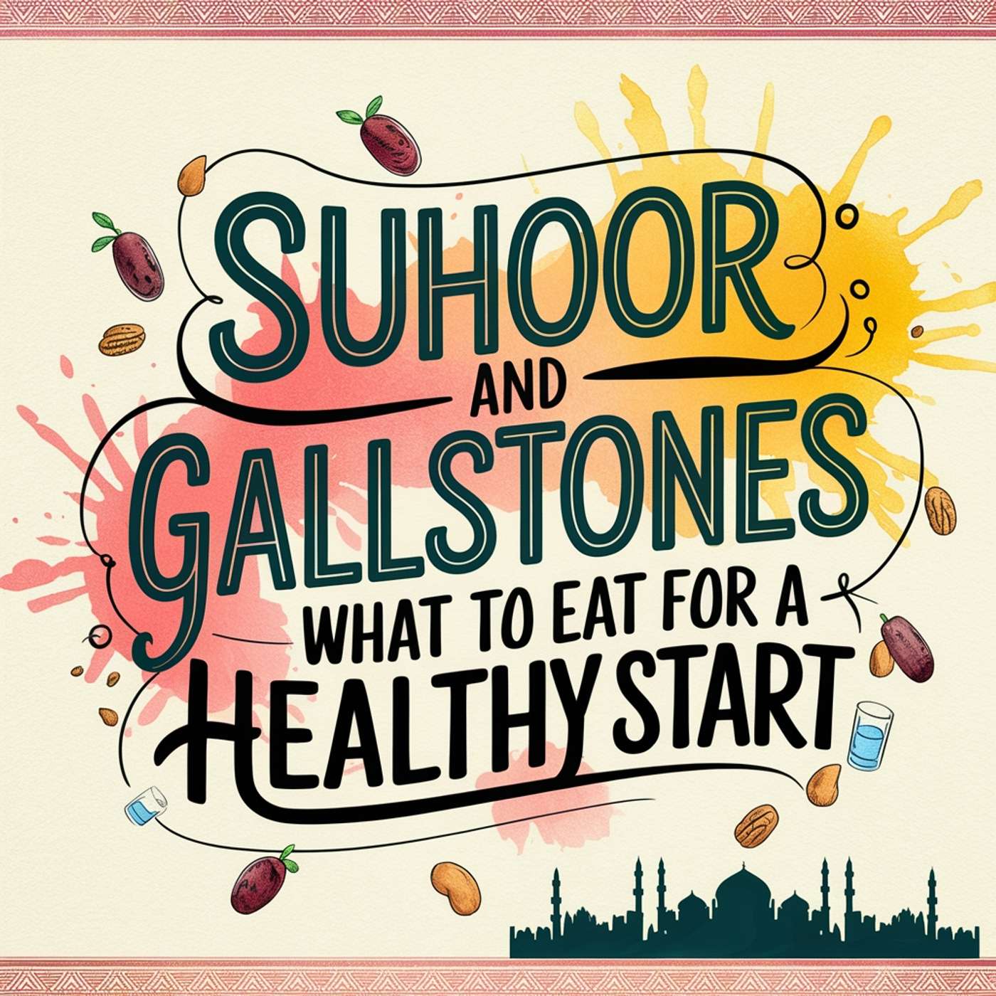 Suhoor and Gallstones: What to Eat for a Healthy Start
