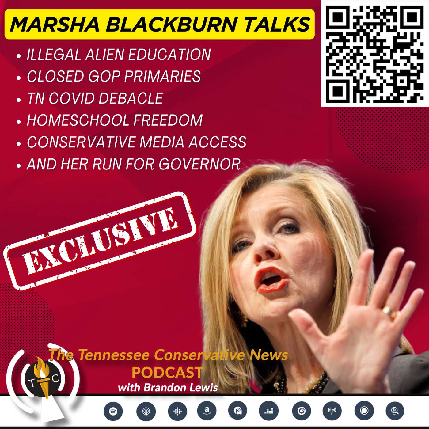 Blackburn speaks out on illegal alien education, closing GOP primaries, COVID & MORE!...
