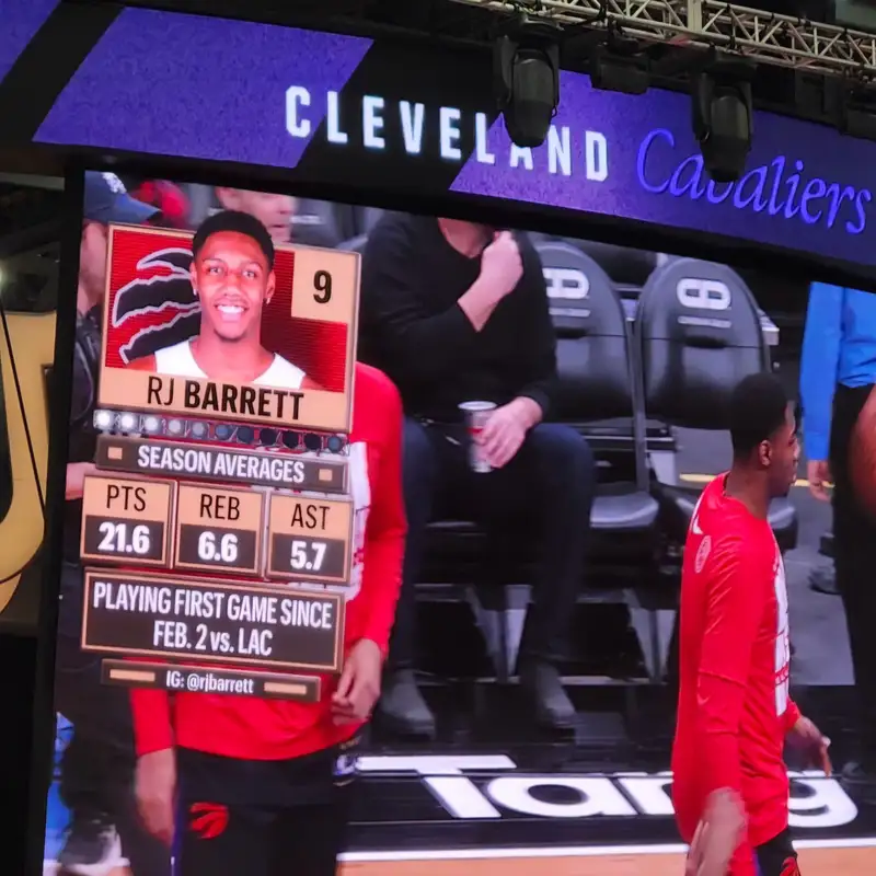 SPORT - Les Raptors submergés par les Cavaliers avant la pause du All-Star Game