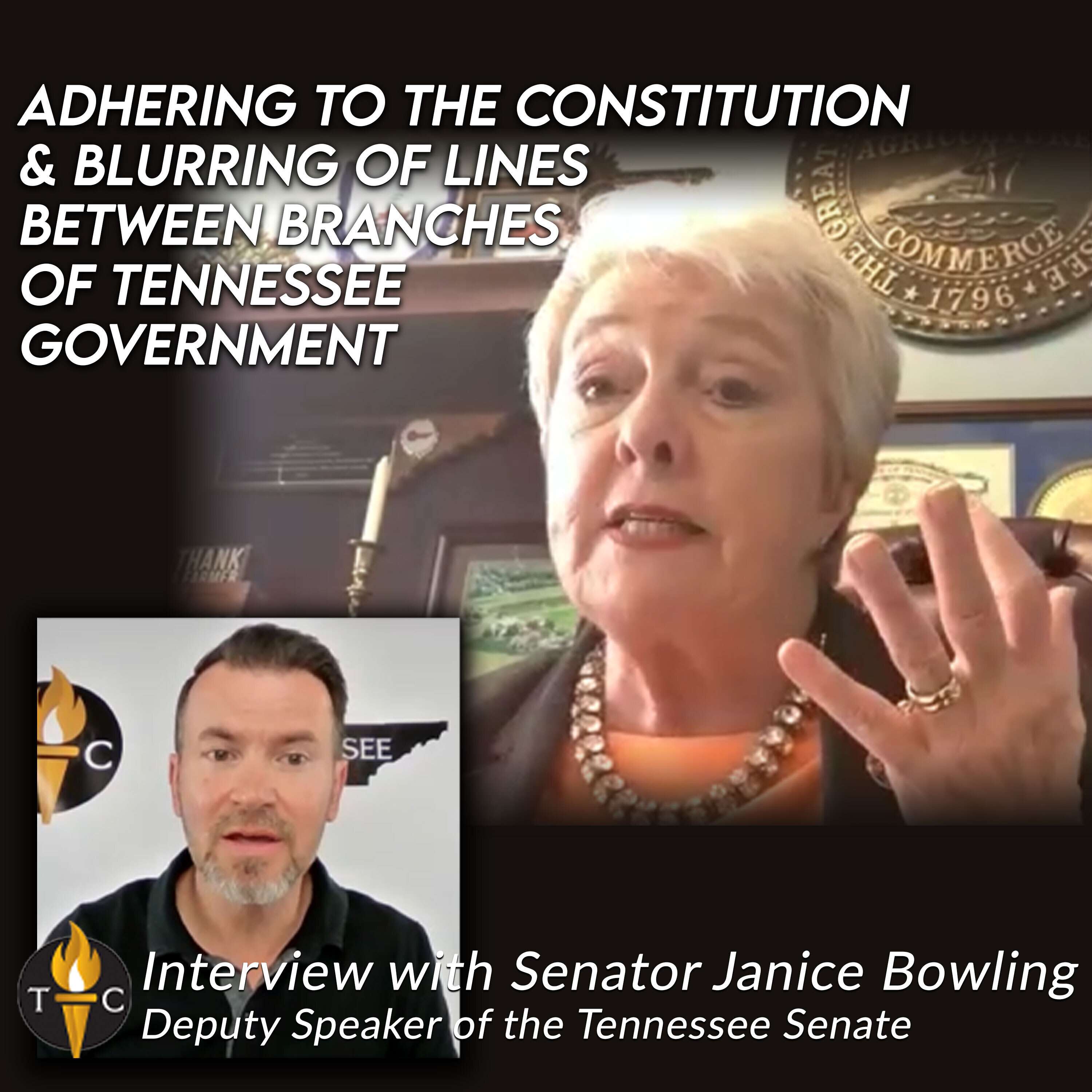 Senator Janice Bowling: Adhering To The Constitution And The Blurring Of Lines Between Branches Of TN Government