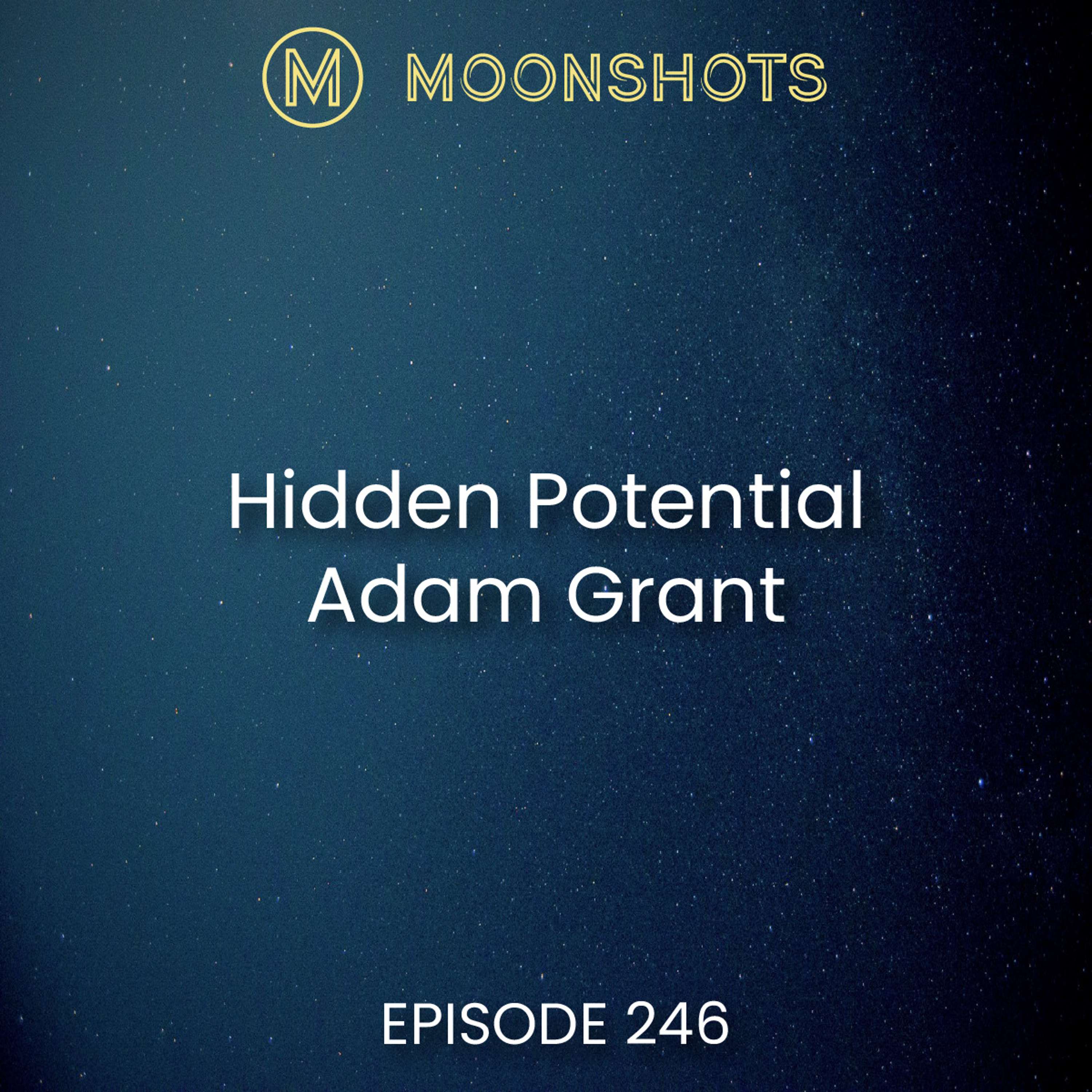 Adam Grant Hidden Potential: The Science of Achieving Greater Things