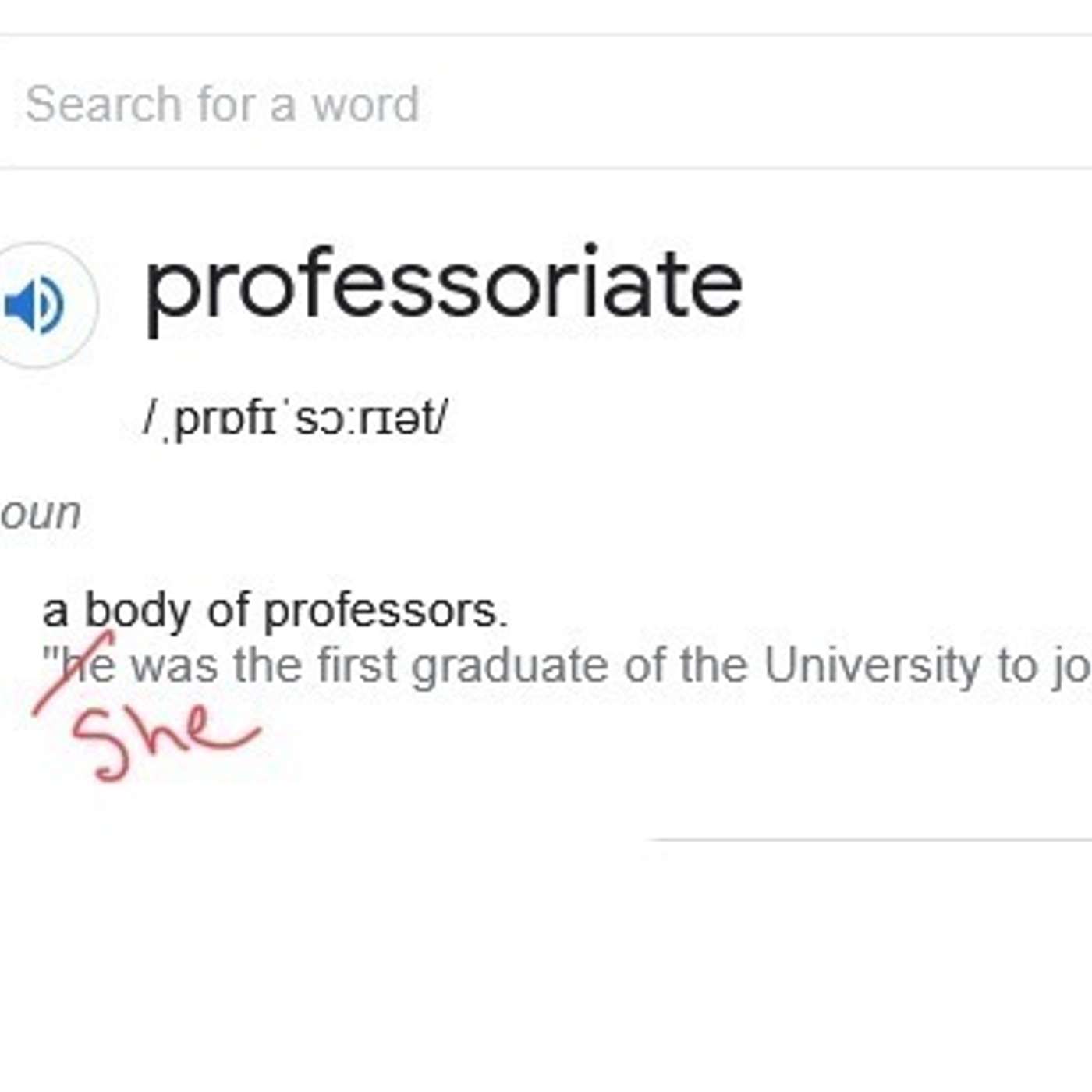 The Professoriate