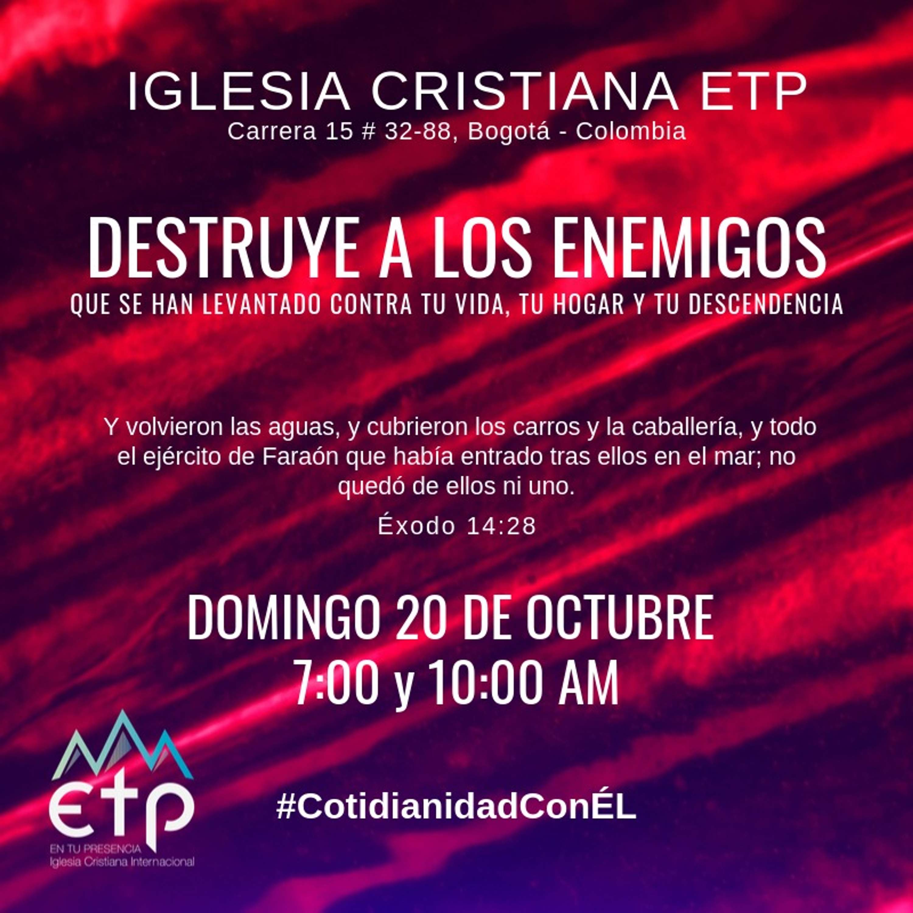 Destruye a los enemigos que se han levantado contra tu vida, tu hogar y tu descendencia