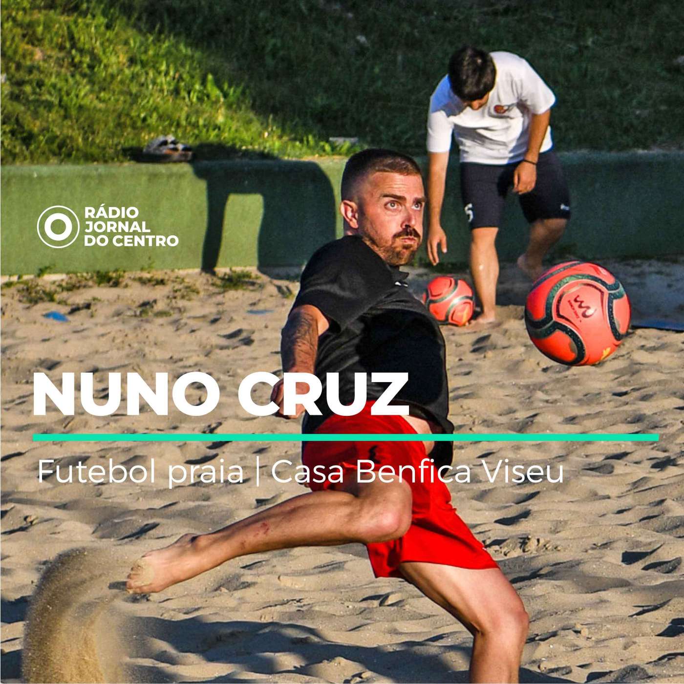 Nuno Cruz, futebol de praia da Casa do Benfica de Viseu