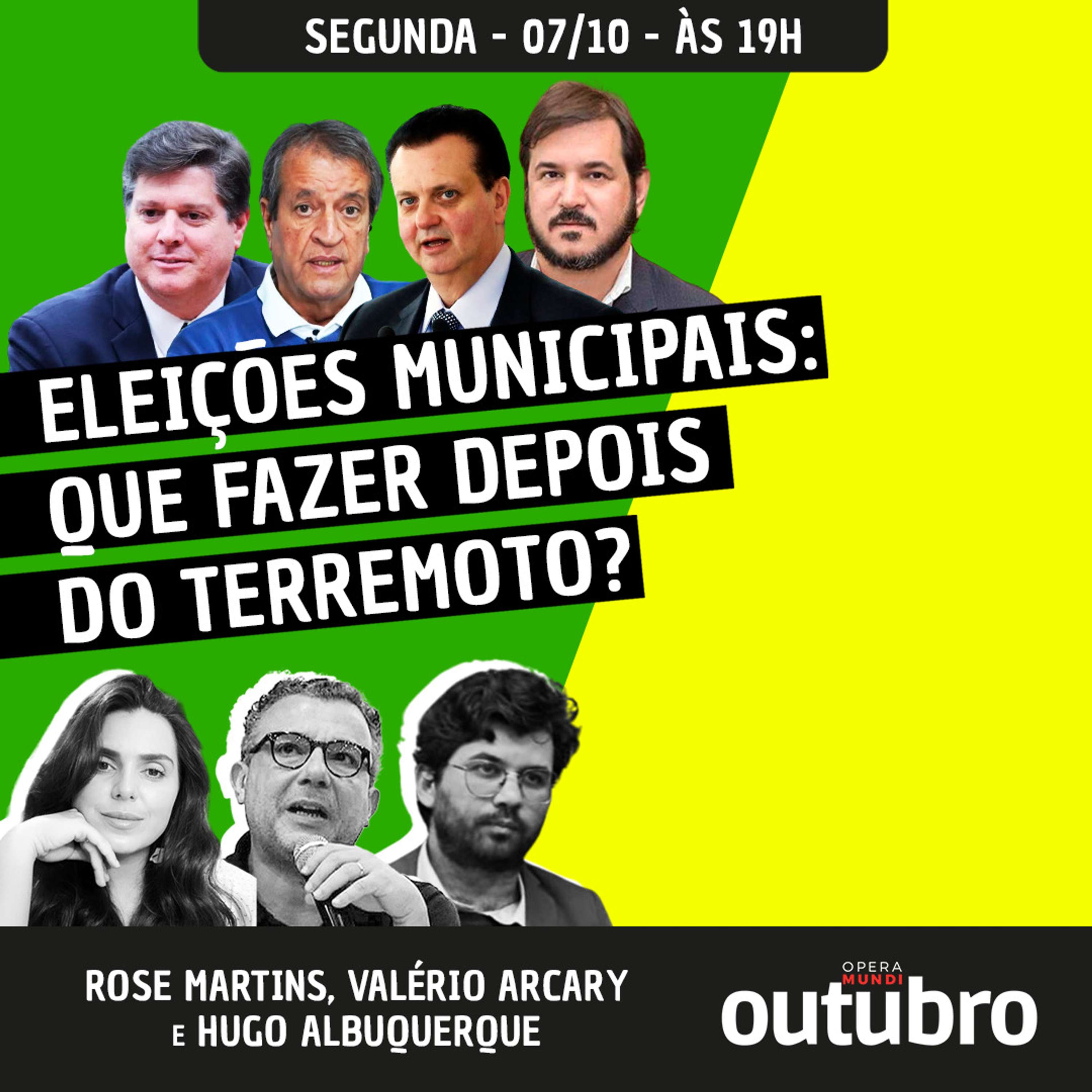 Outubro: tudo o que precisamos discutir