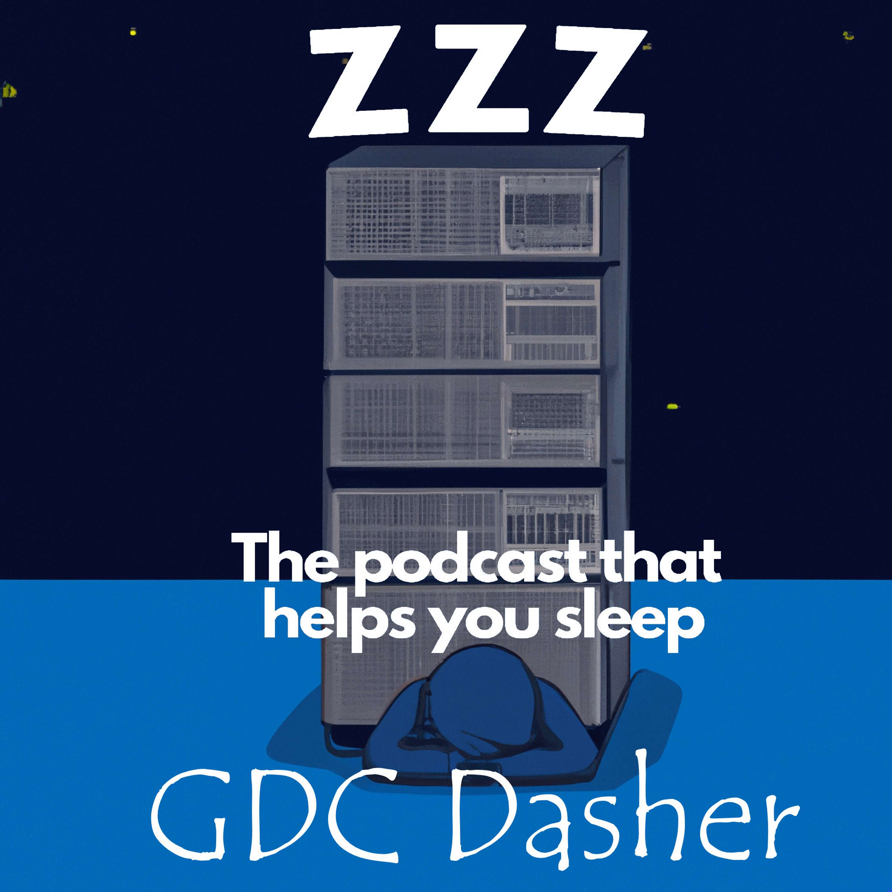 Before the personal computer, mainframes were in fashion.  Fall asleep as we read to you about the General Data Corporation Dasher Computer episode artwork
