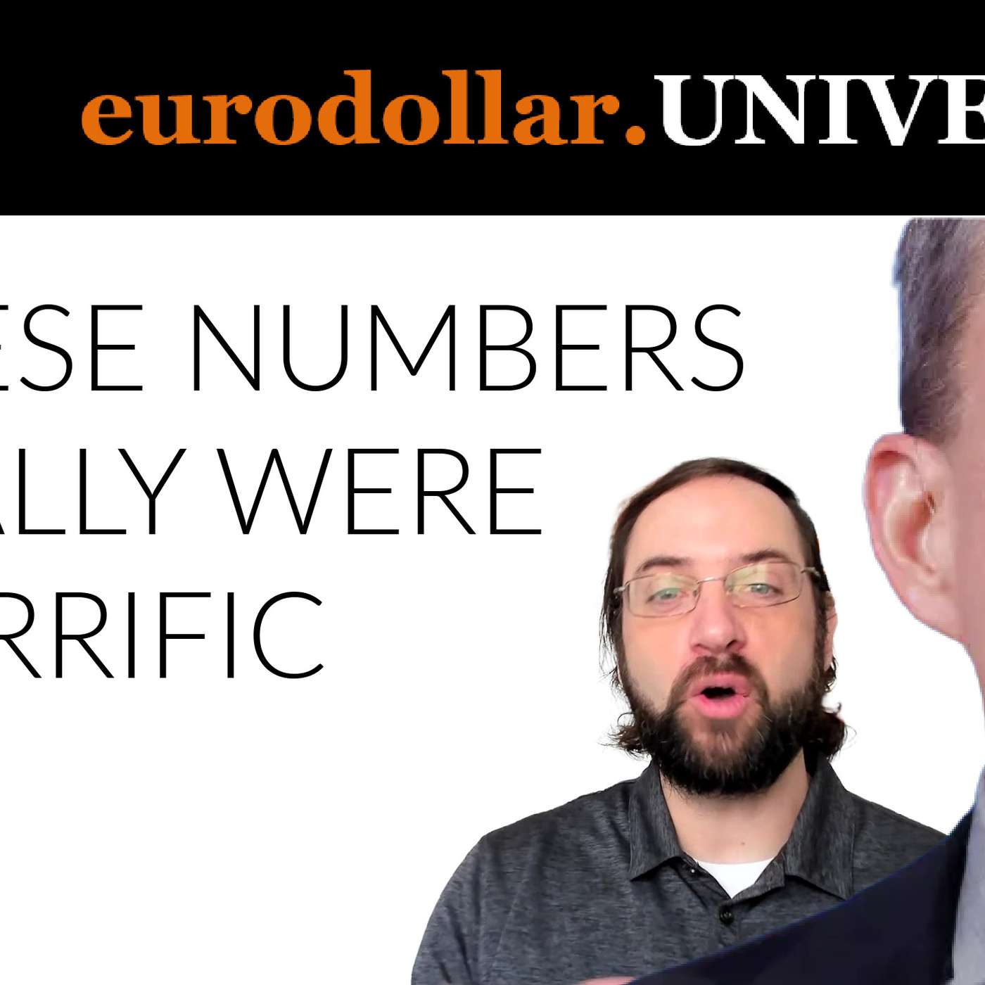 It's a really bad sign for everyone. Just don't call it unexpected.