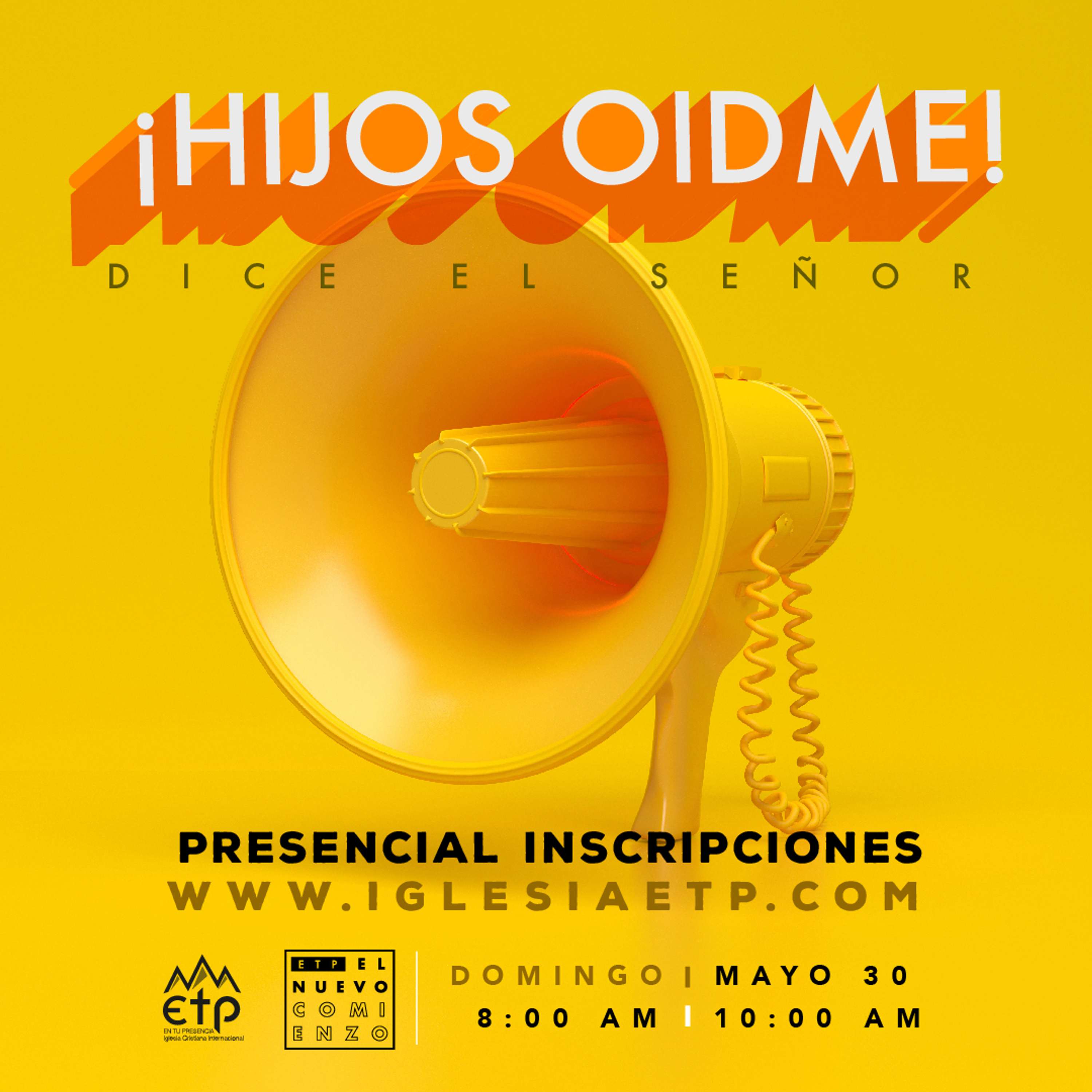 Hijos Oídme, dice El Señor