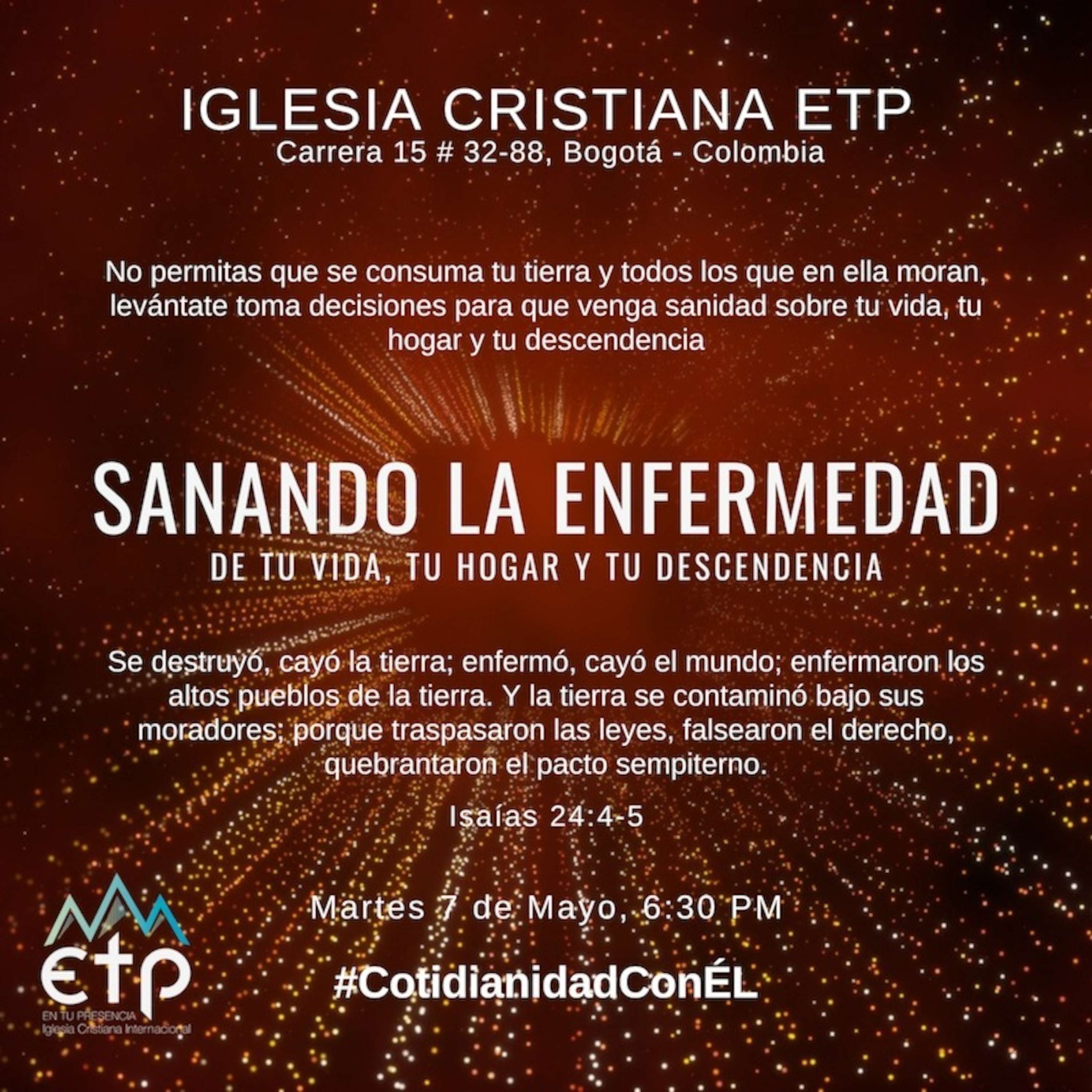 Sanando la enfermedad espiritual