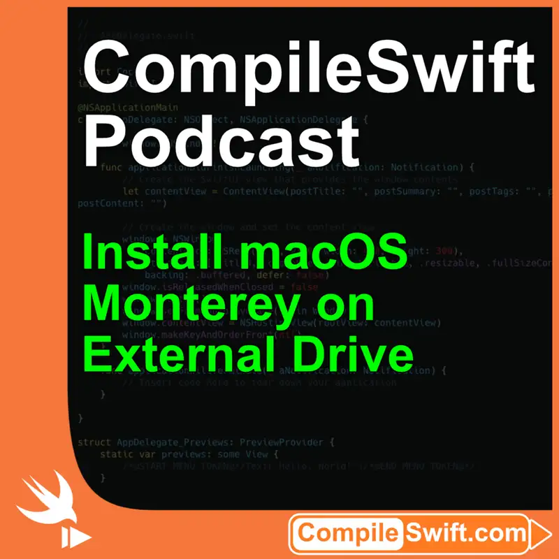 Installing macOS Monterey on an external drive