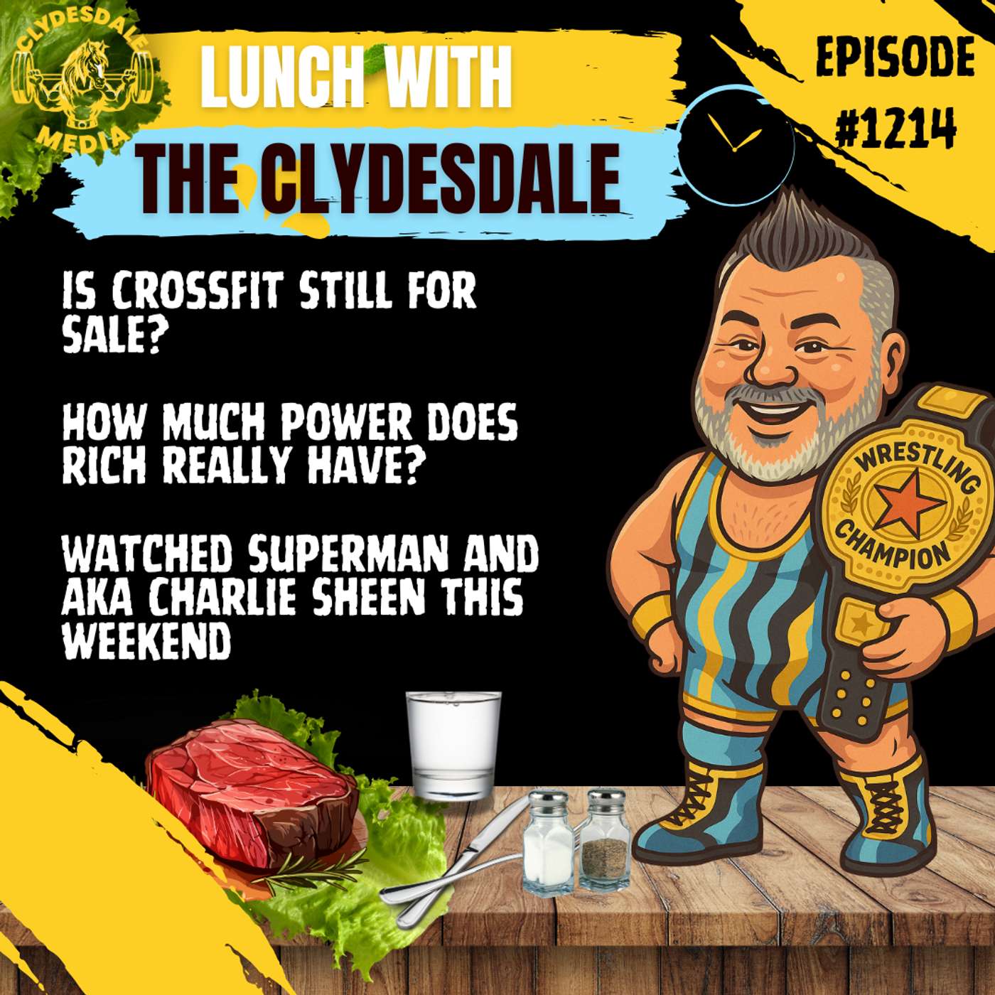 Lunch with the Clydesdale - How much Muscle does Rich Froning Have