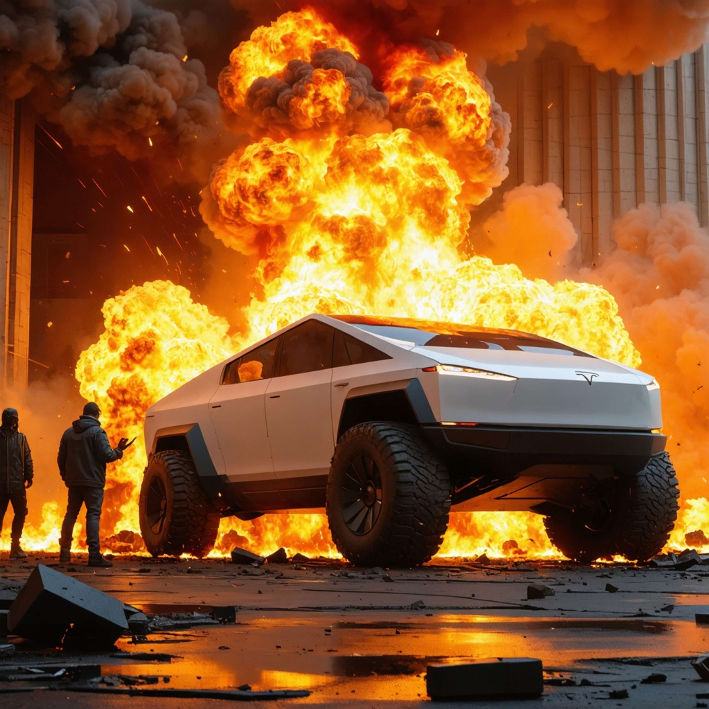 Tesla Cybertruck Explosion Sparks Terrorism Investigation