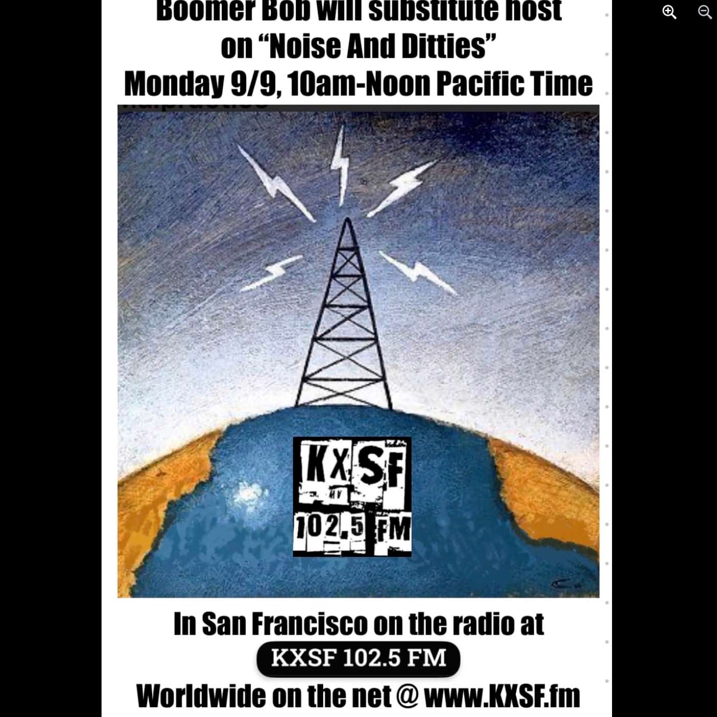 RR_092 Boomer Bob subs for Shadrack on Noise & Ditties 09/09/24 episode artwork