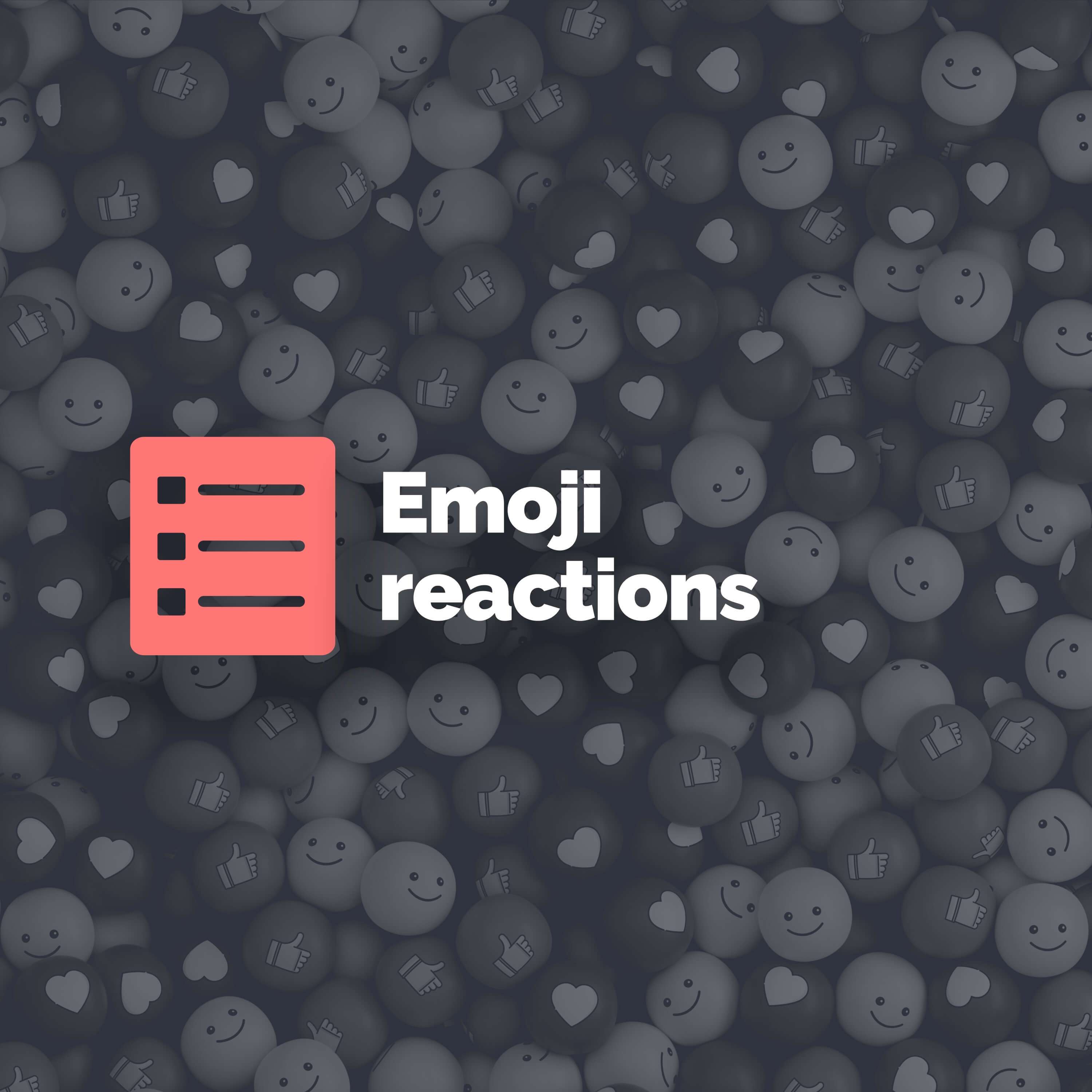 Top 5 emoji reactions