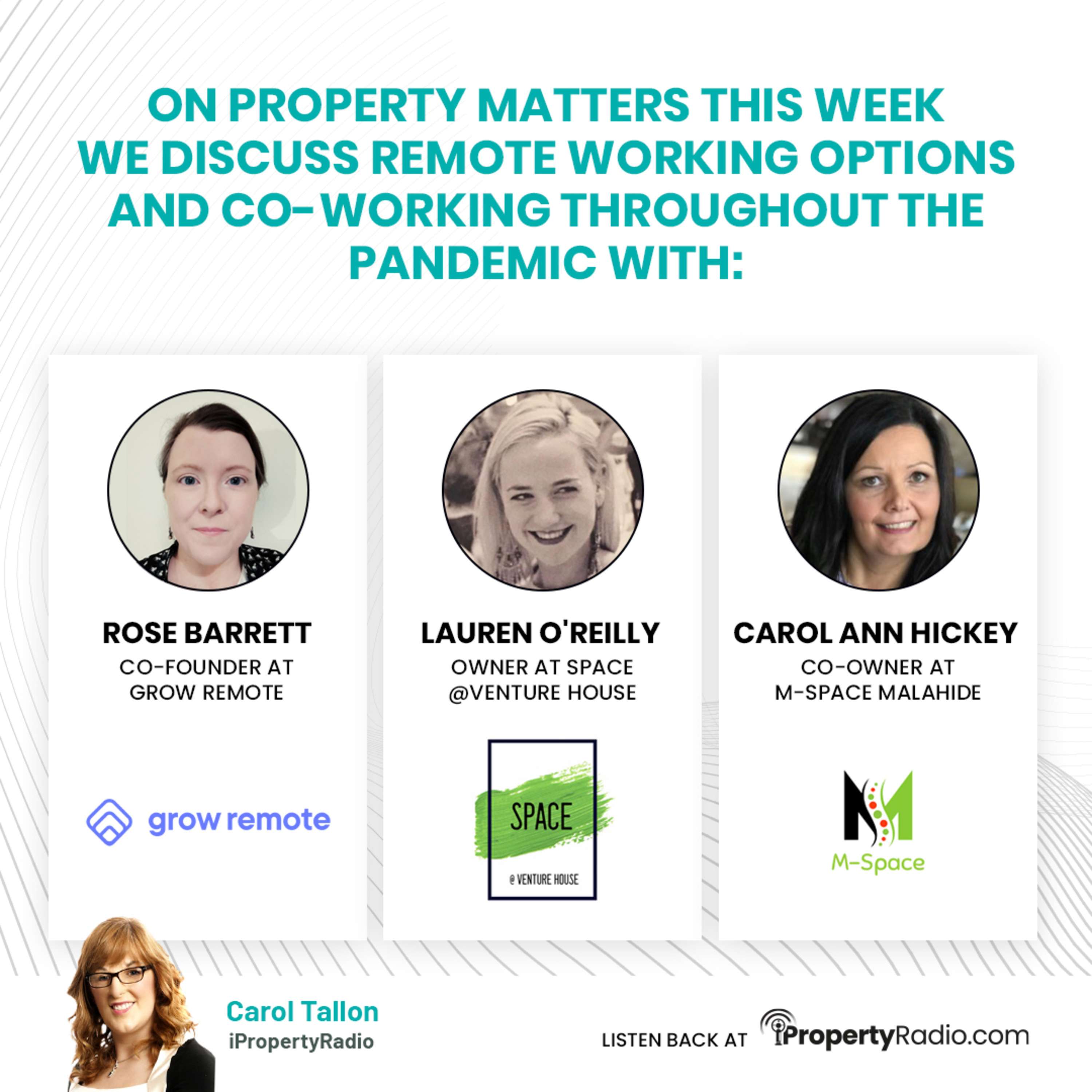 Property Matters, October 27th, 2020: Remote working and the future of coworking