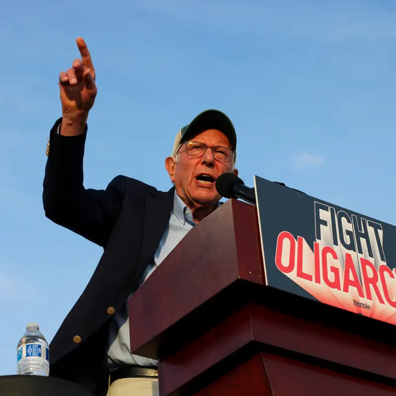 Fighting Oligarchy Tour With Bernie and AOC At Folsom Lake College