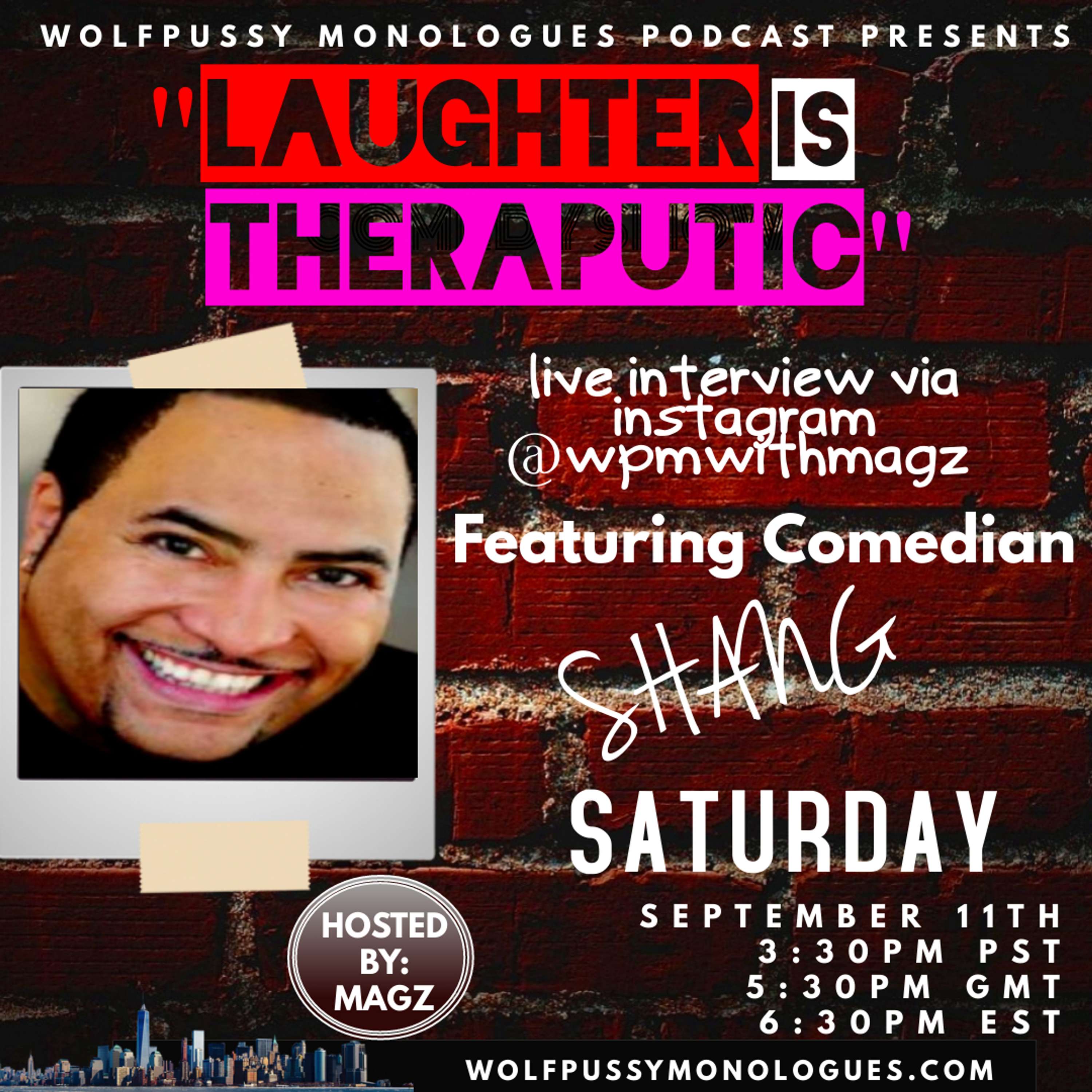 LIVE INTERVIEW WITH COMEDIAN SHANG