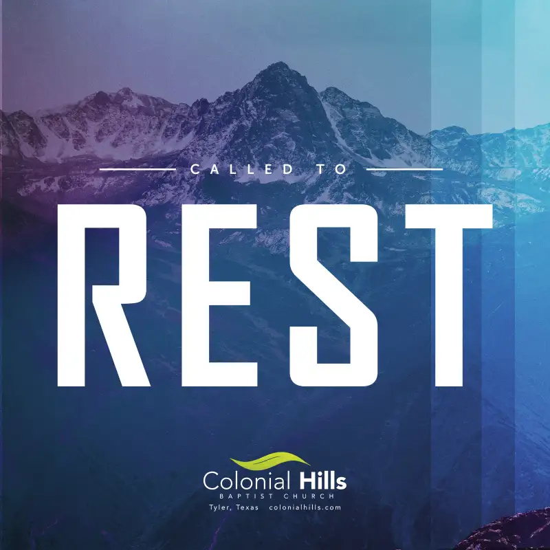 Called to Rest (Labor Day Weekend 2022)