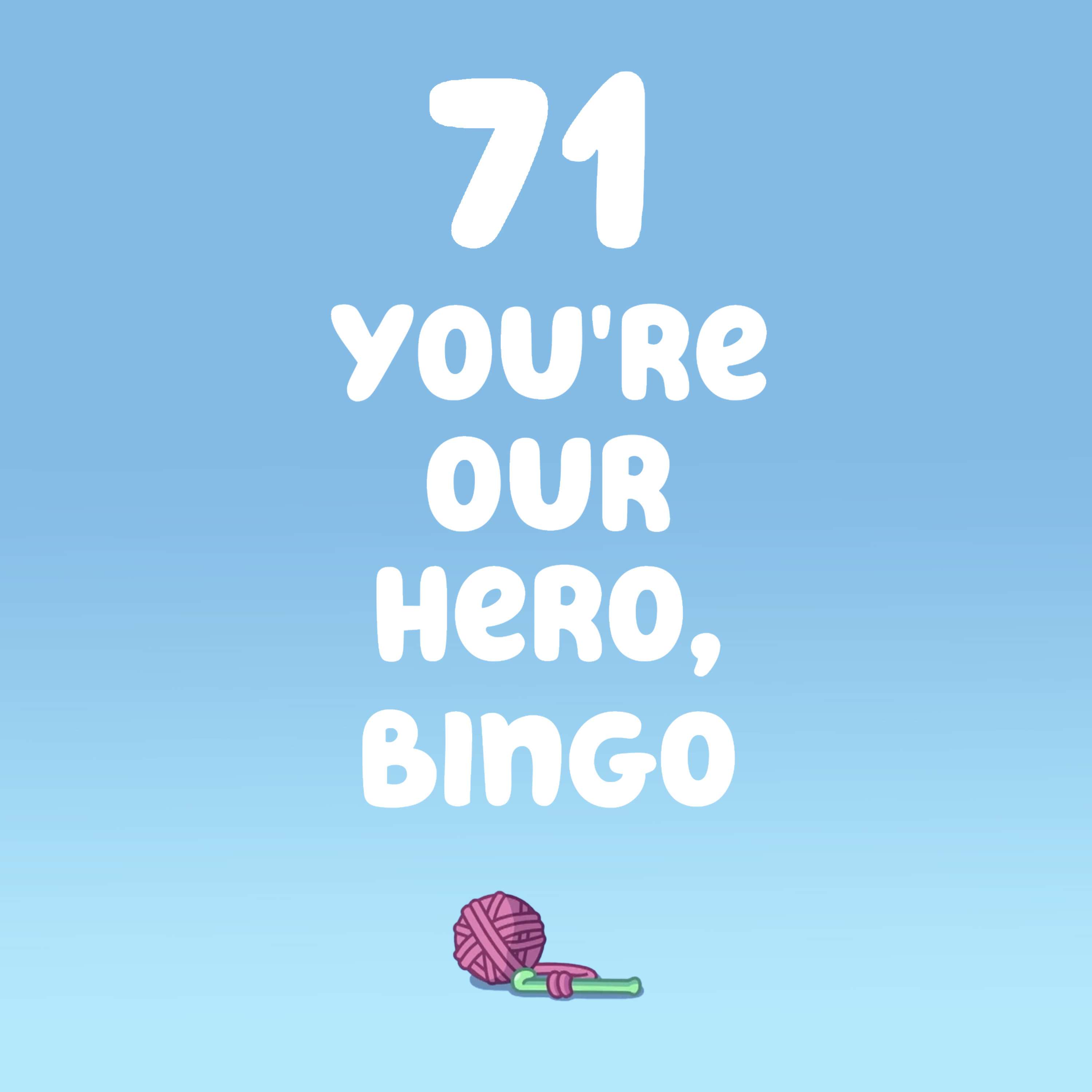 You're Our Hero, Bingo (Curry Quest)