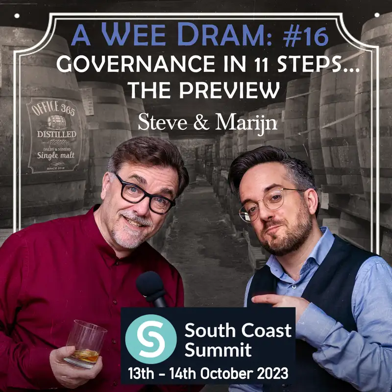 A Wee Dram #16 SCS - Governance in 11 steps – The Preview 