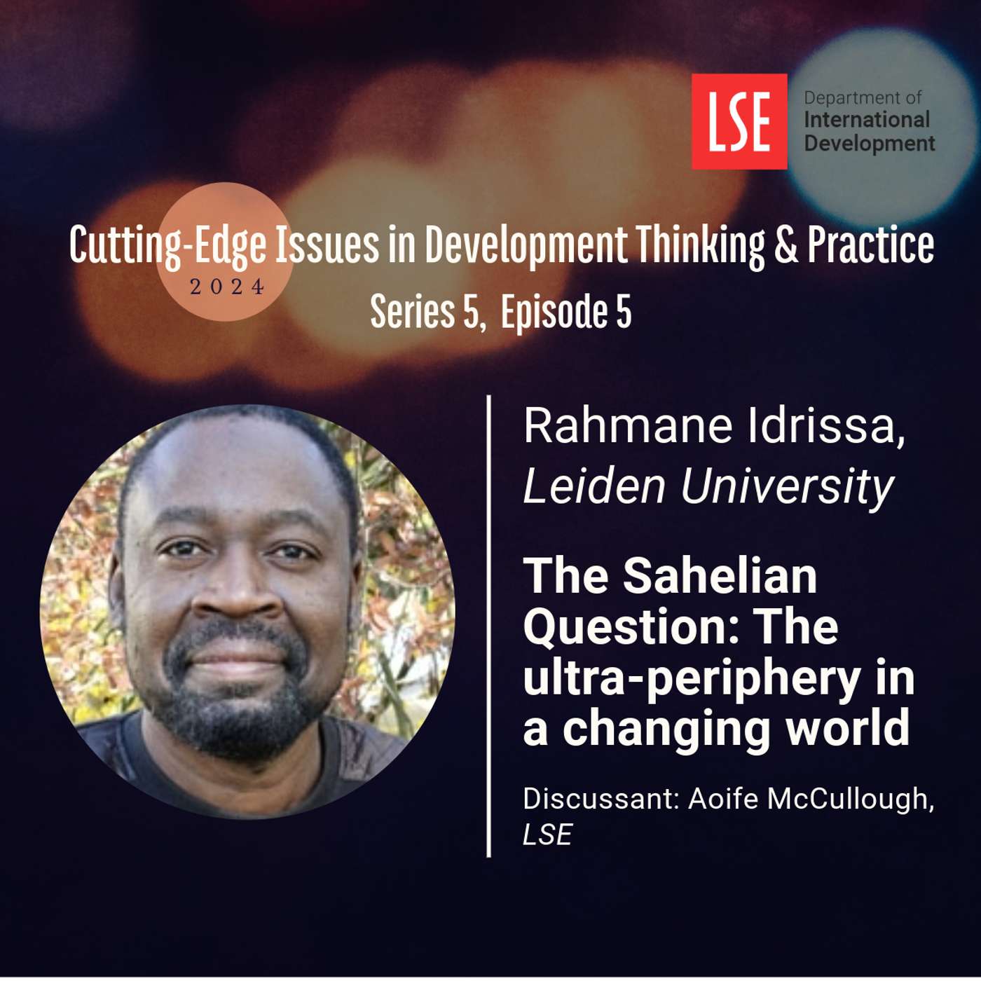 S5, E5 The Sahelian Question: The ultra-periphery in a changing world