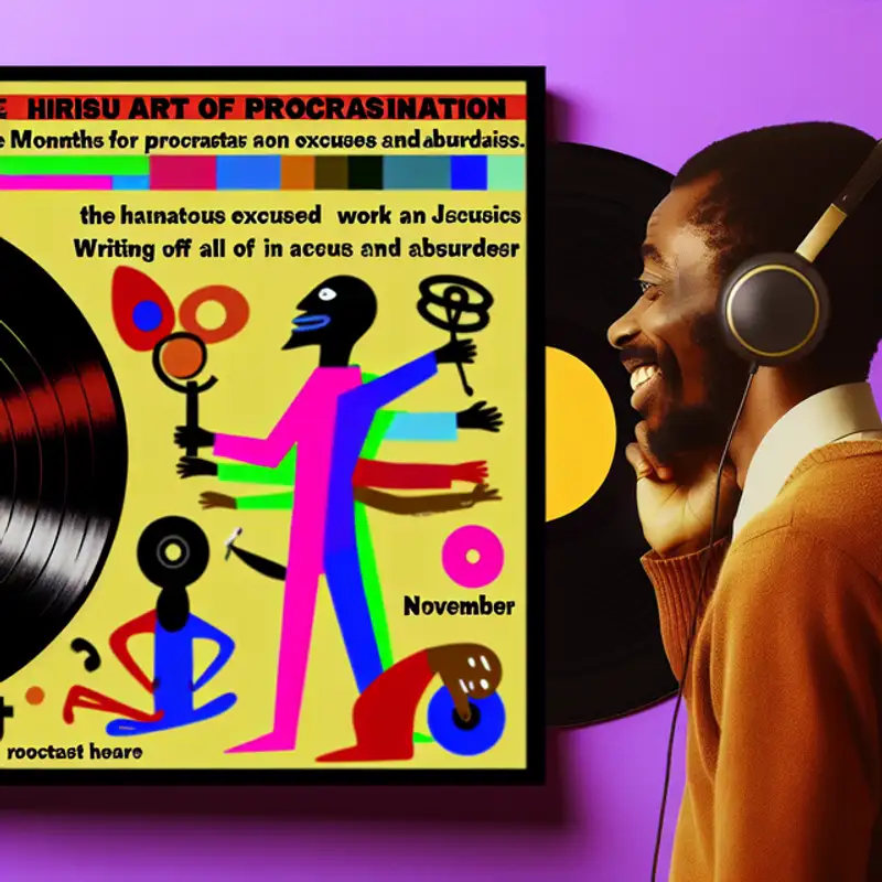 The Hilarious Art of Procrastination Twelve Months of Excuses and Absurdity